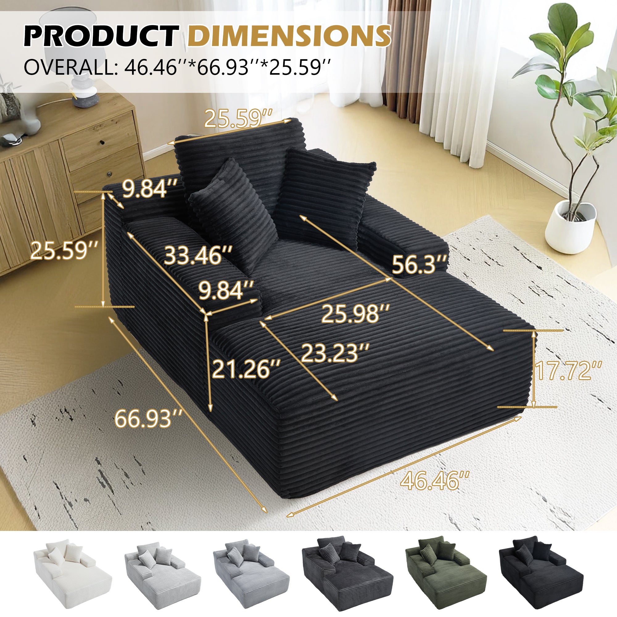 Boyel Living BL-CM8232BK recliners - View #4