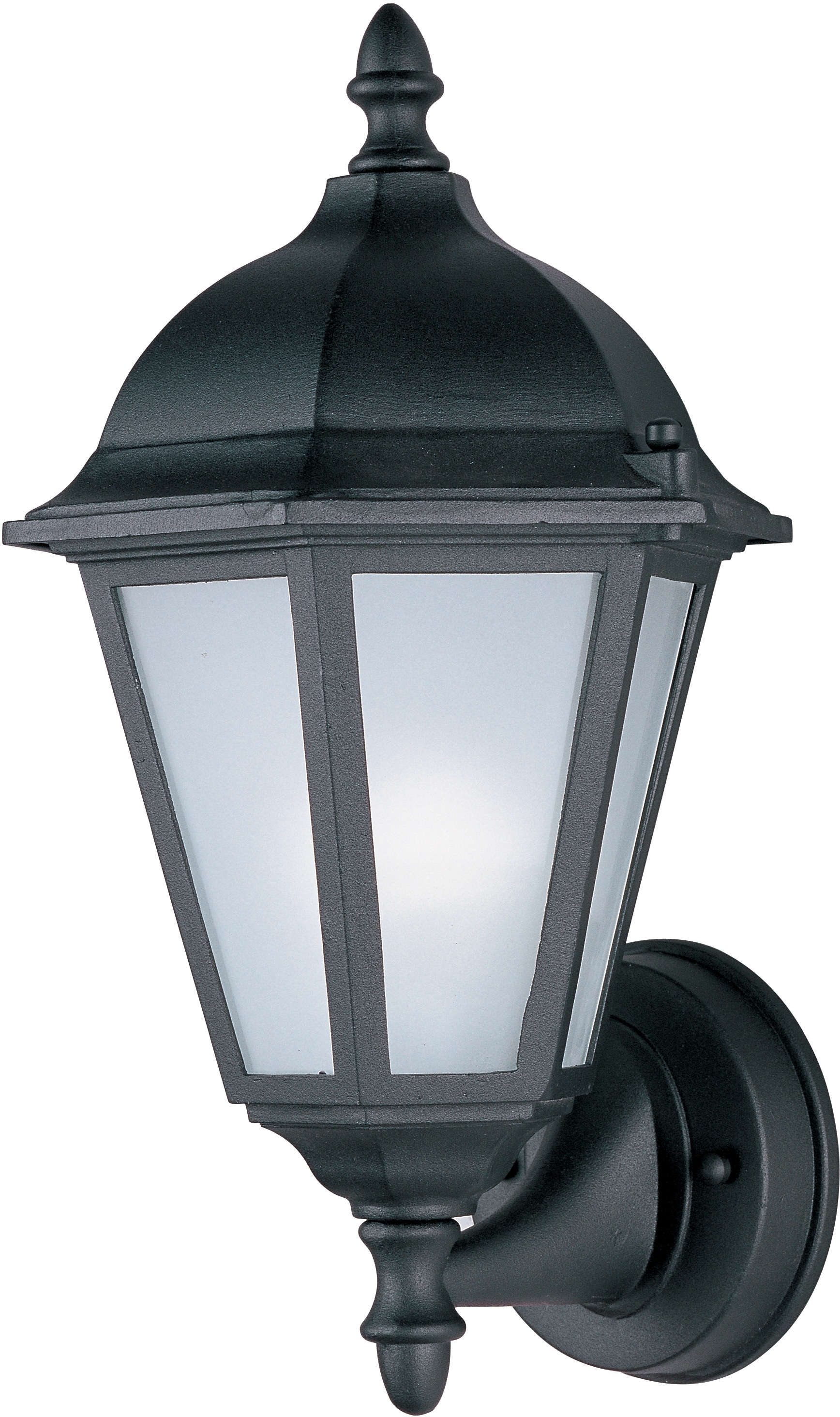 Maxim Lighting 65102BK Westlake LED E26 1 -Light 15-in H Matte Black Hardwired Outdoor Wall Light
