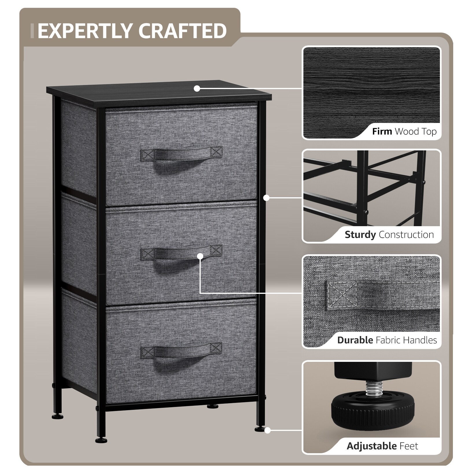 SORBUS 192405378867 nightstands - View #3