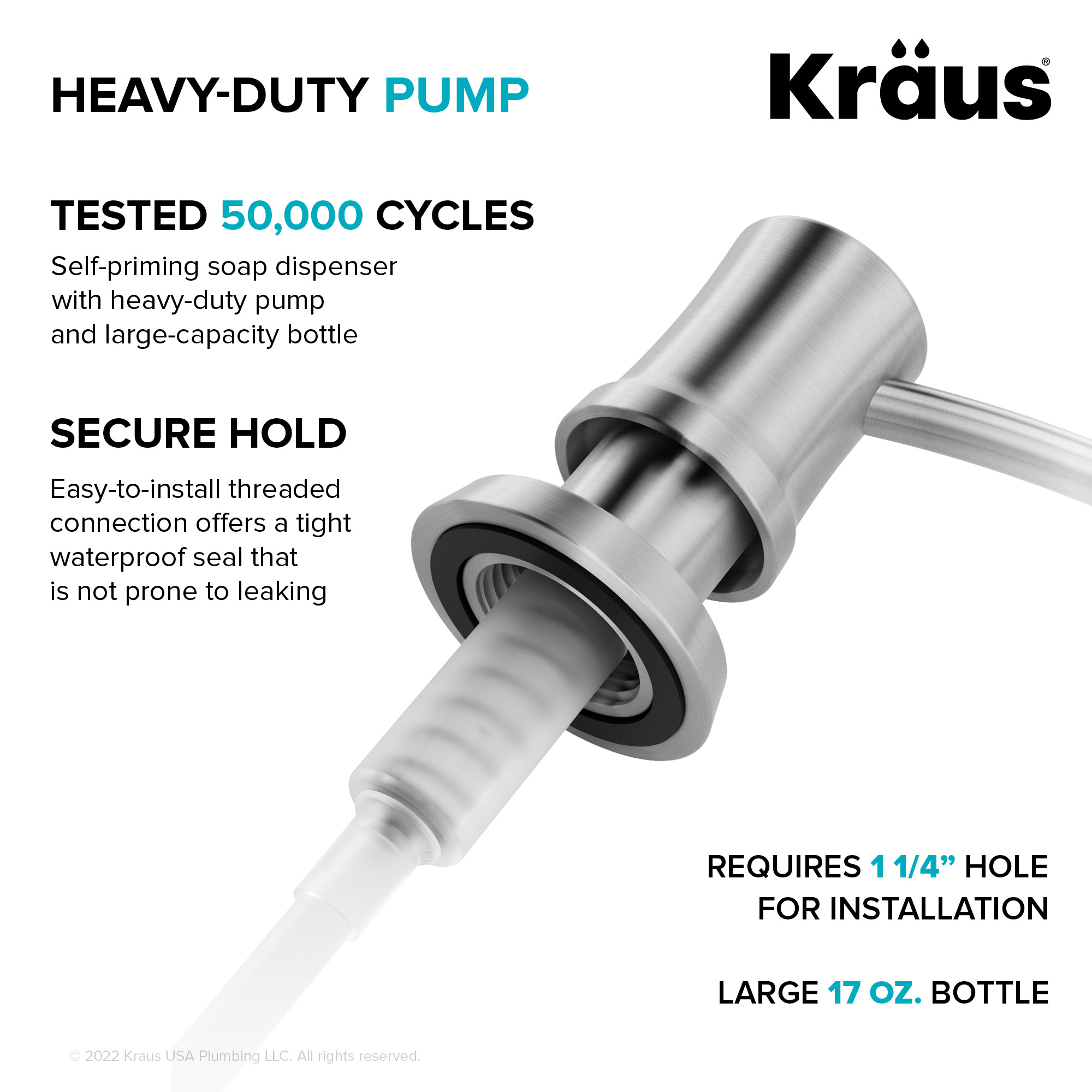 Kraus KSD-54SS Soap-Lotion-Dispensers - View #9