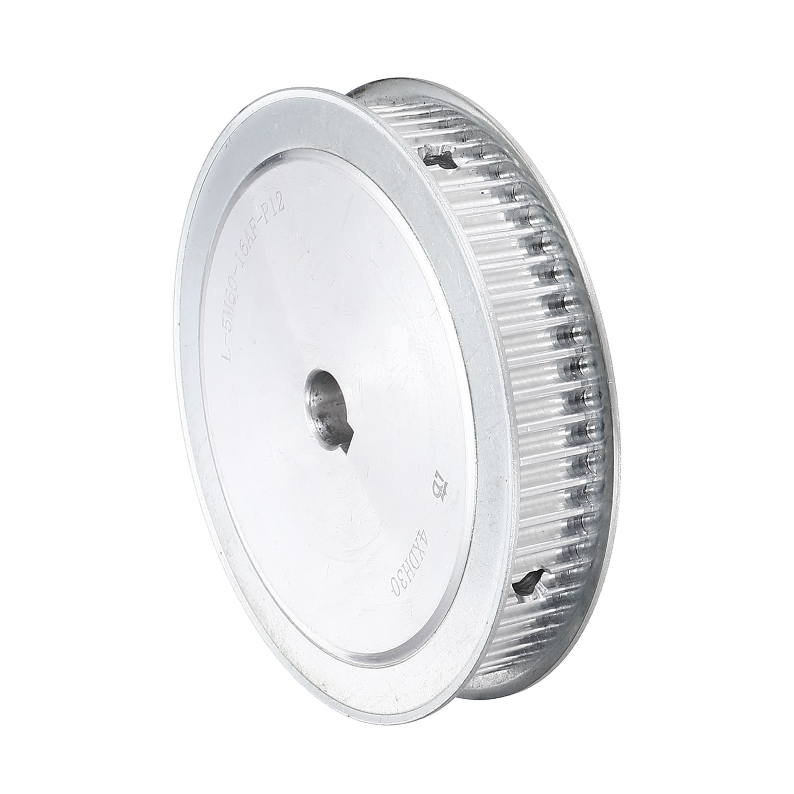 Unique Bargains Timing Belt Pulley Aluminum Idler Pulley 60 Teeth 1/2Inch 12mm Bore for 16mm Width Belts 3D Printers CNC Machines Industry #S26051800UX6325