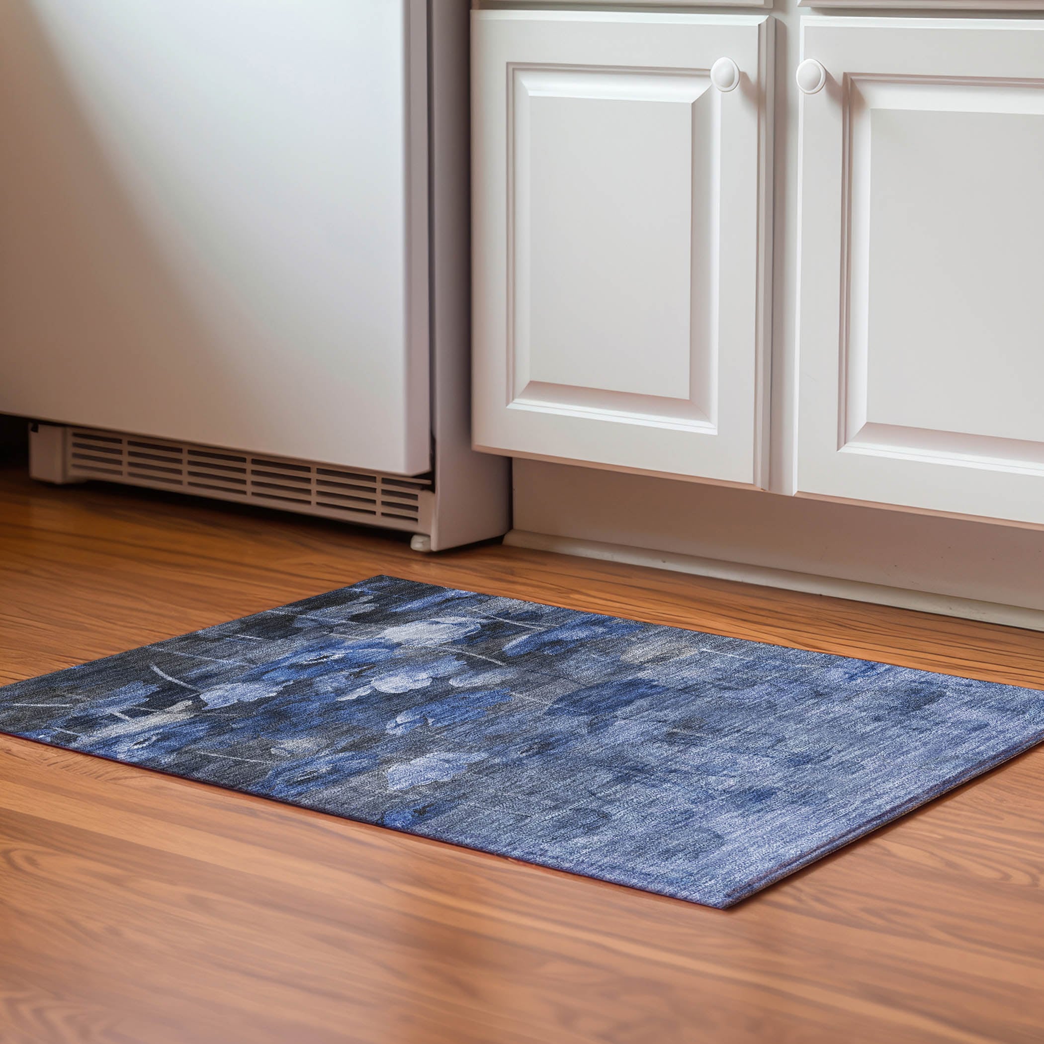 Addison Rugs AMF613BU20X30 Mayfield AMF613BU 2 x 3 (ft) Loomed Polyester Blue Rectangular Indoor Geometric Machine washable Area rug