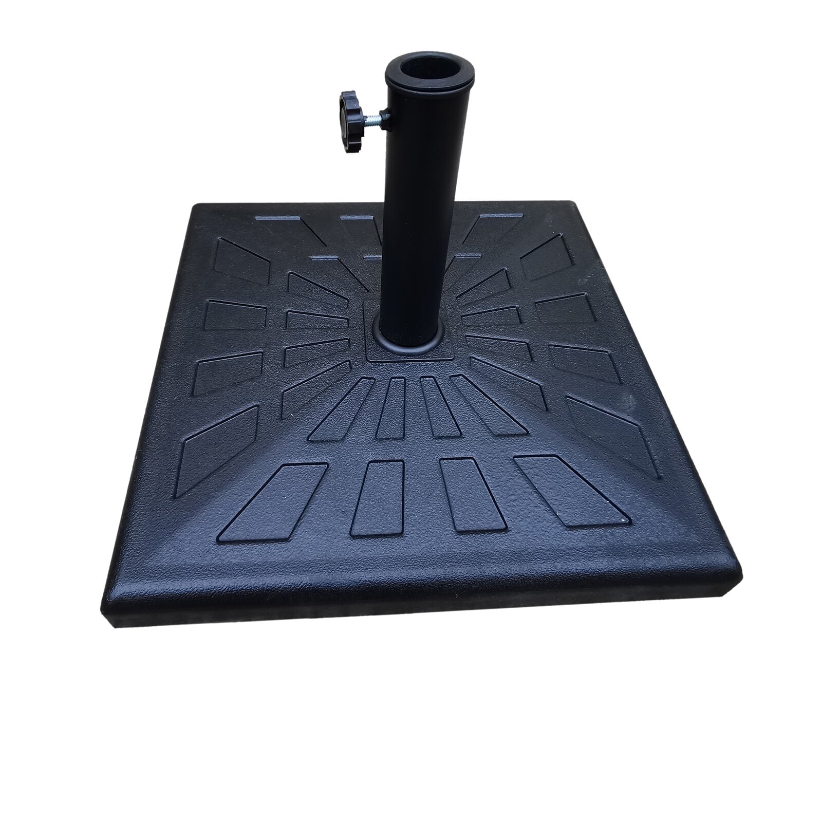 AHIOU HOME ZAAHG-DLY-F014UB Jaylon Black Patio Umbrella Base