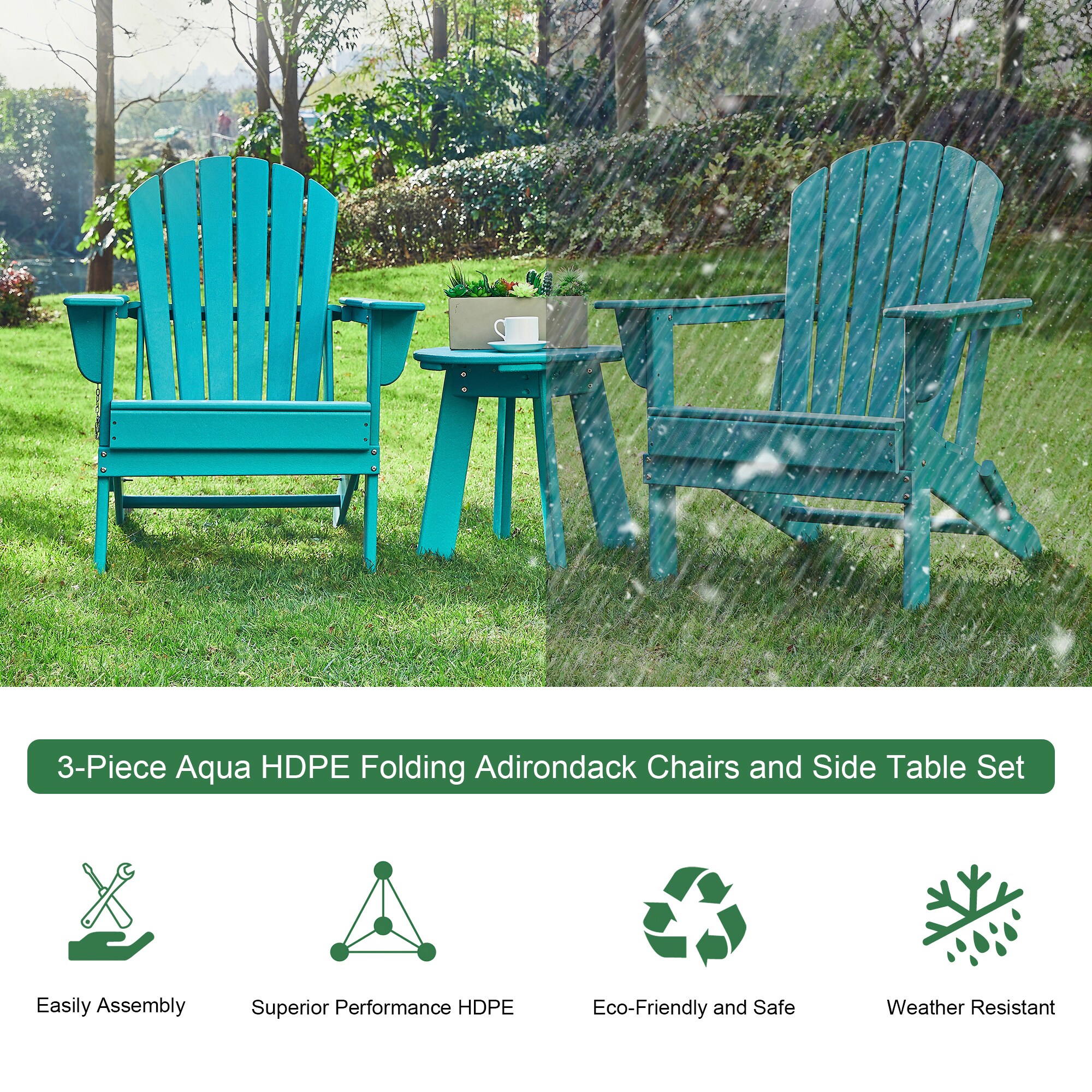 Glitzhome 2022200058 Patio-Conversation-Sets - View #5