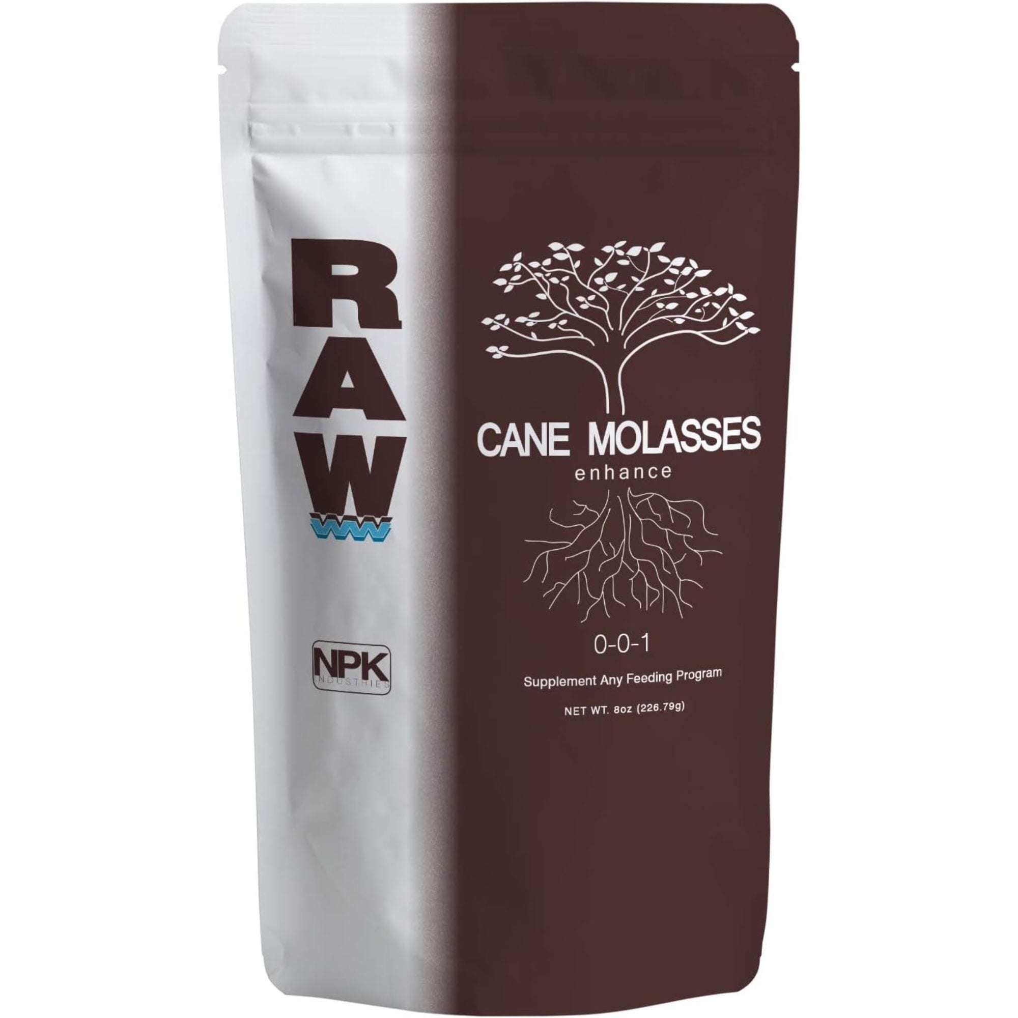 RAW - Cane Molasses Enhance Water Soluble Biostimulant for Boosting Beneficial Soil Life - 8oz