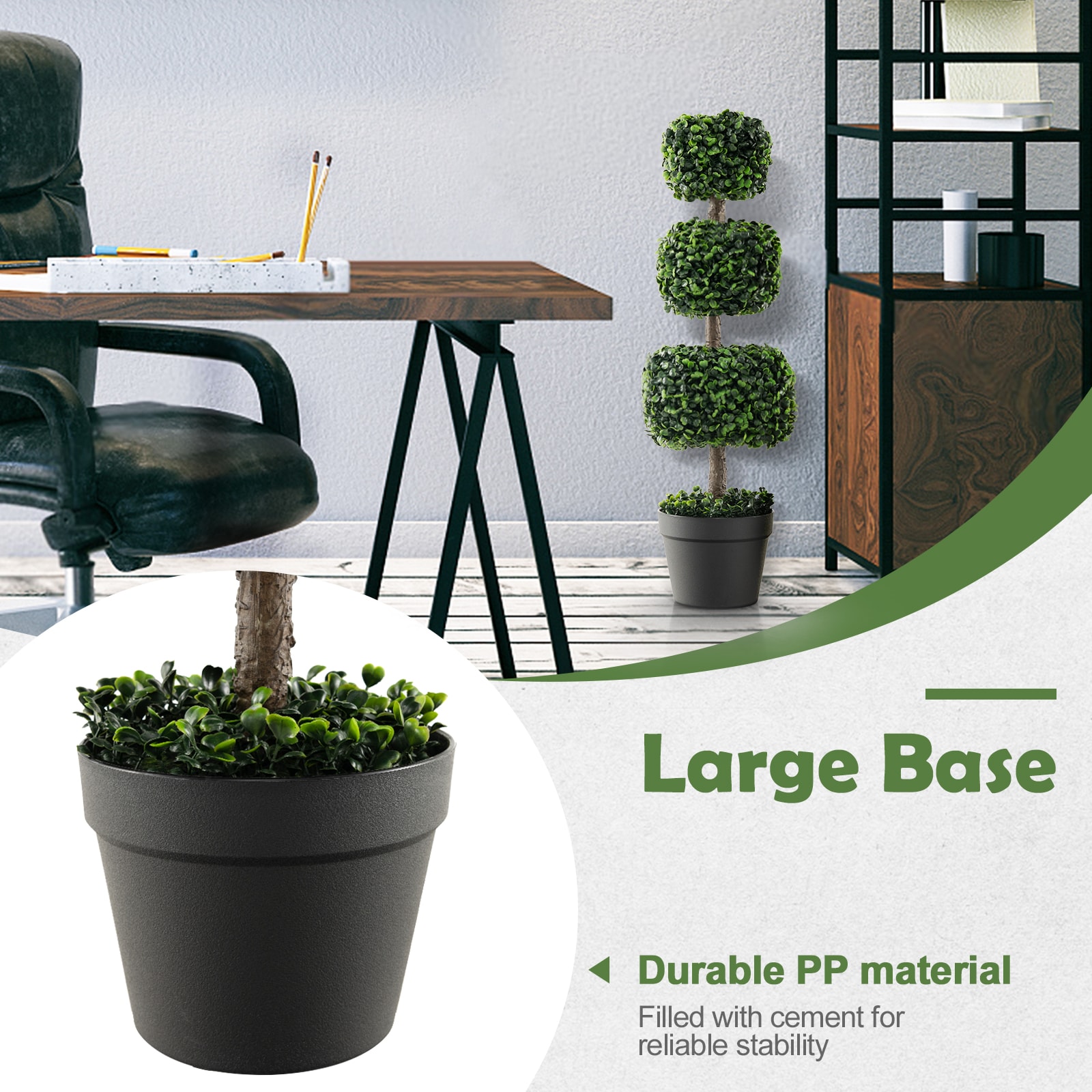 Poinic CWG10167GN Artificial-Plants-Trees - View #4