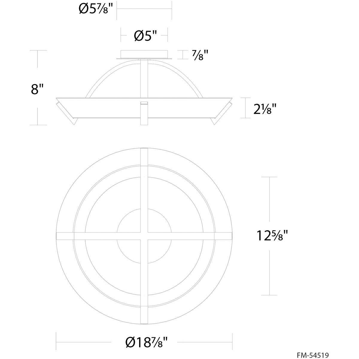 Modern Forms FM-54519-AB flushmounts - View #2