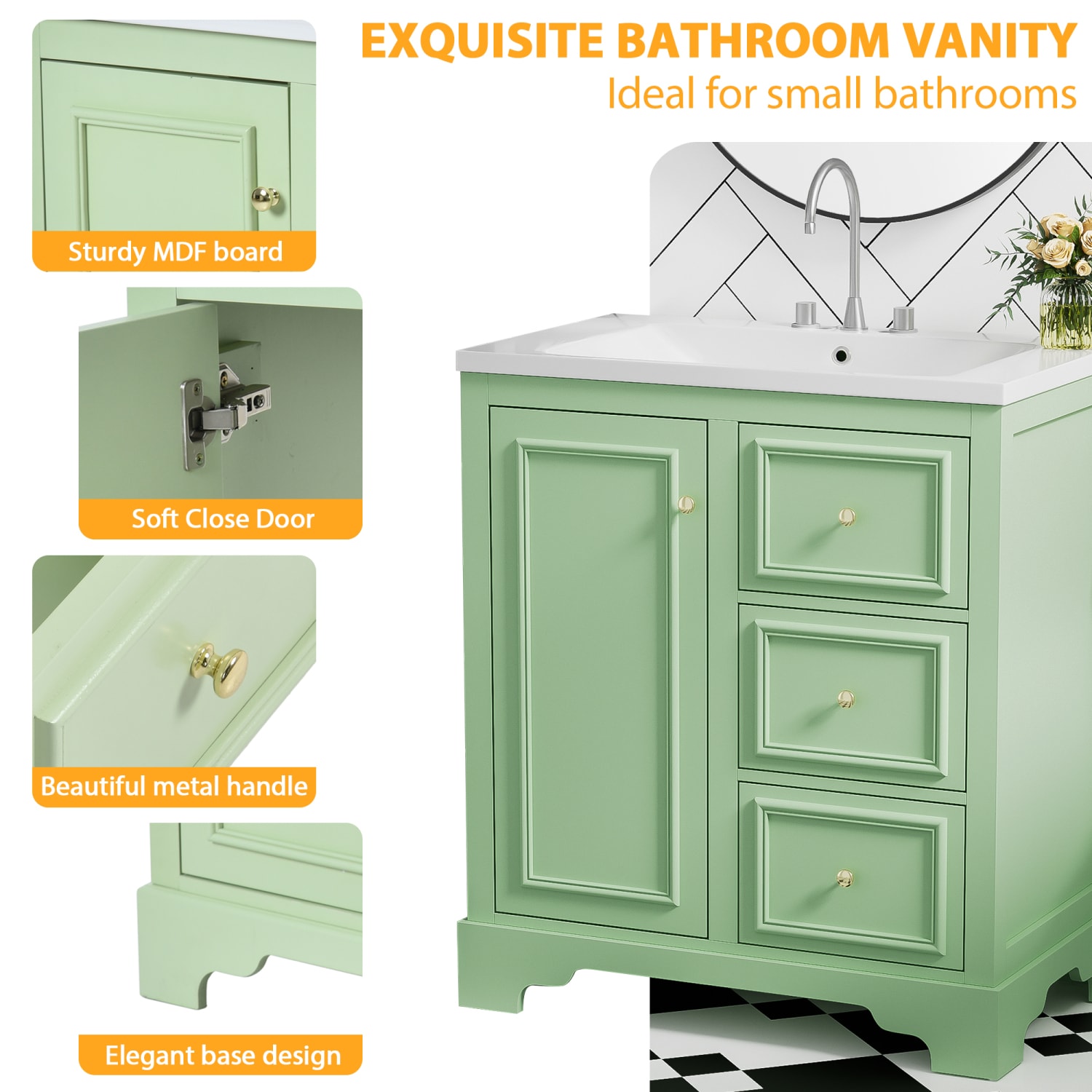 Streamdale Furniture N729P176237L Bath-Vanity-Combo - View #4