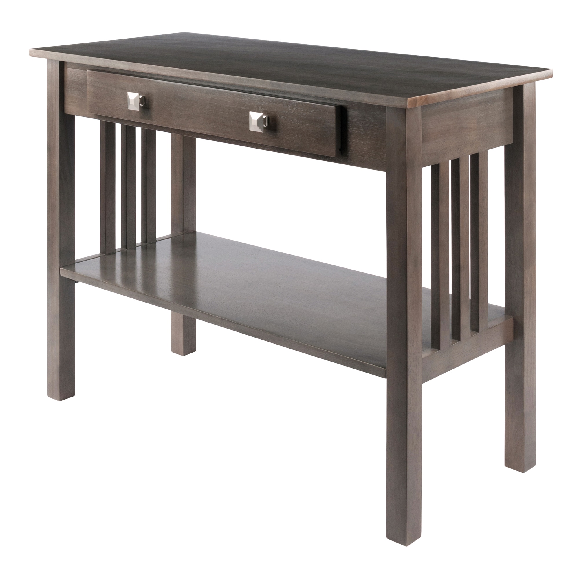 Winsome Wood 16033 Stafford Casual Oyster Gray Console table