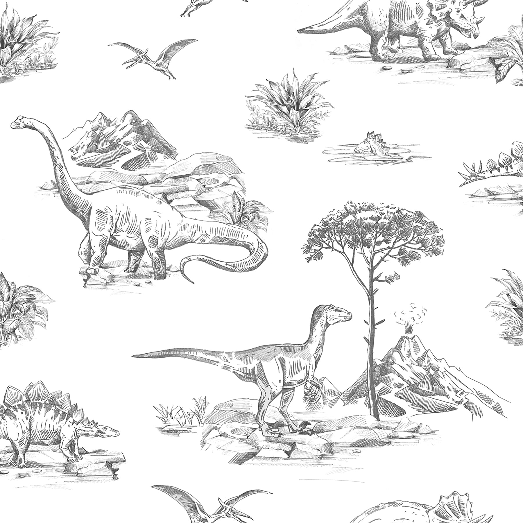 Chesapeake 4060-139269 Fable 57.5-Sq. Feet Grey Non-woven Novelty Unpasted Wallpaper