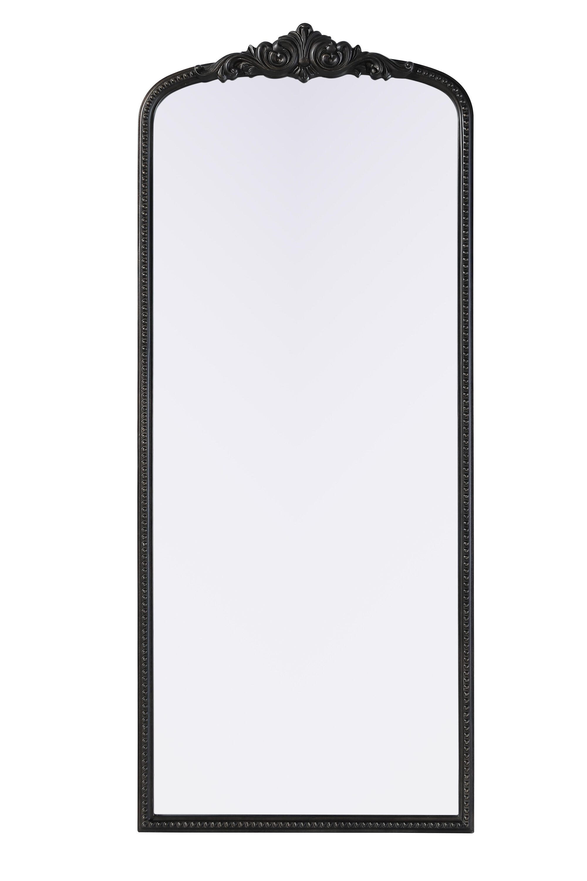 Simply Living Home Solenne Vintage Resin Mirror 30x72 in Vintage Bronze