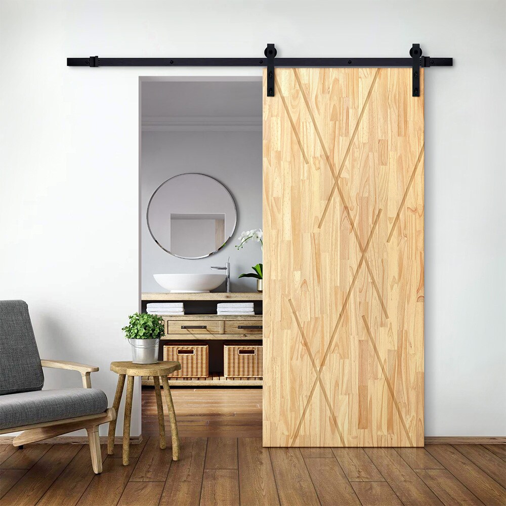 CALHOME SMK72+FJ226-80X24-UN Barn-Doors - View #2
