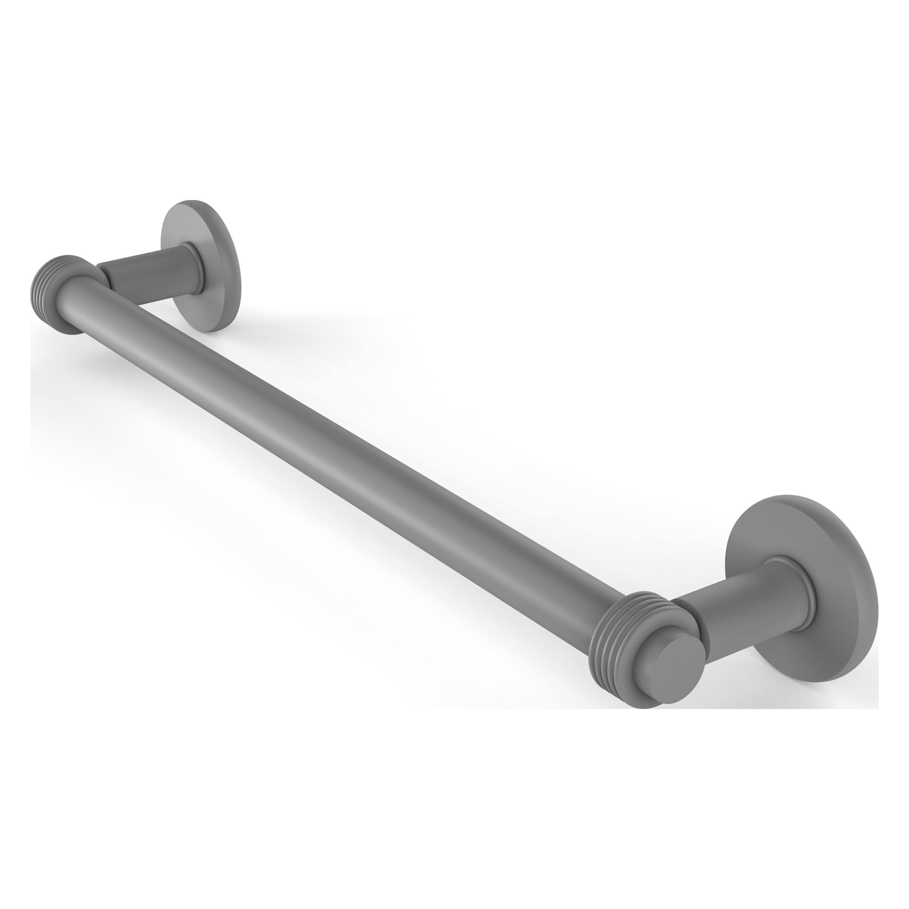 Allied Brass 2051G/30-GYM Continental 30-in Matte Gray Wall mount Single Towel Bar