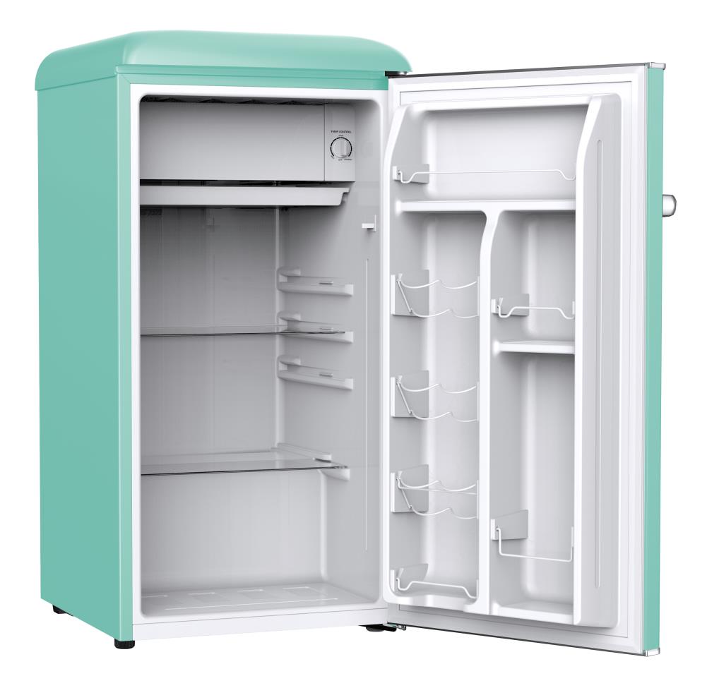 Reviews for Galanz 2.5 cu. ft. Retro Mini Fridge in Surf Green with Freezer