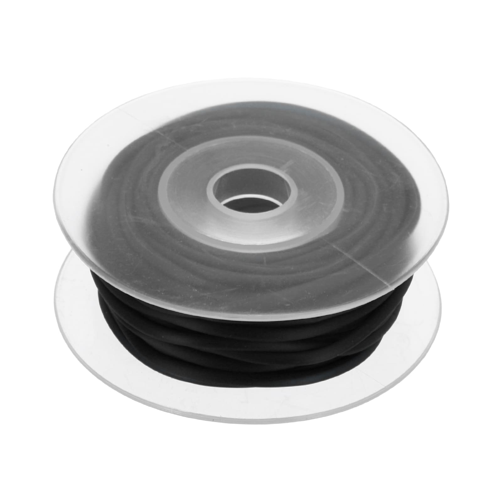 Unique Bargains - 2mm 5.5Yards Hollow Pipe Rubber Cords Elastic Silicone Tube Cord Barber Cord fo...
