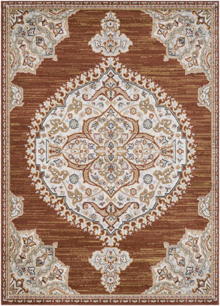 Surya OUS2312-710103 Oushak 8 x 10 Burnt Orange Medallion Oriental Area Rug