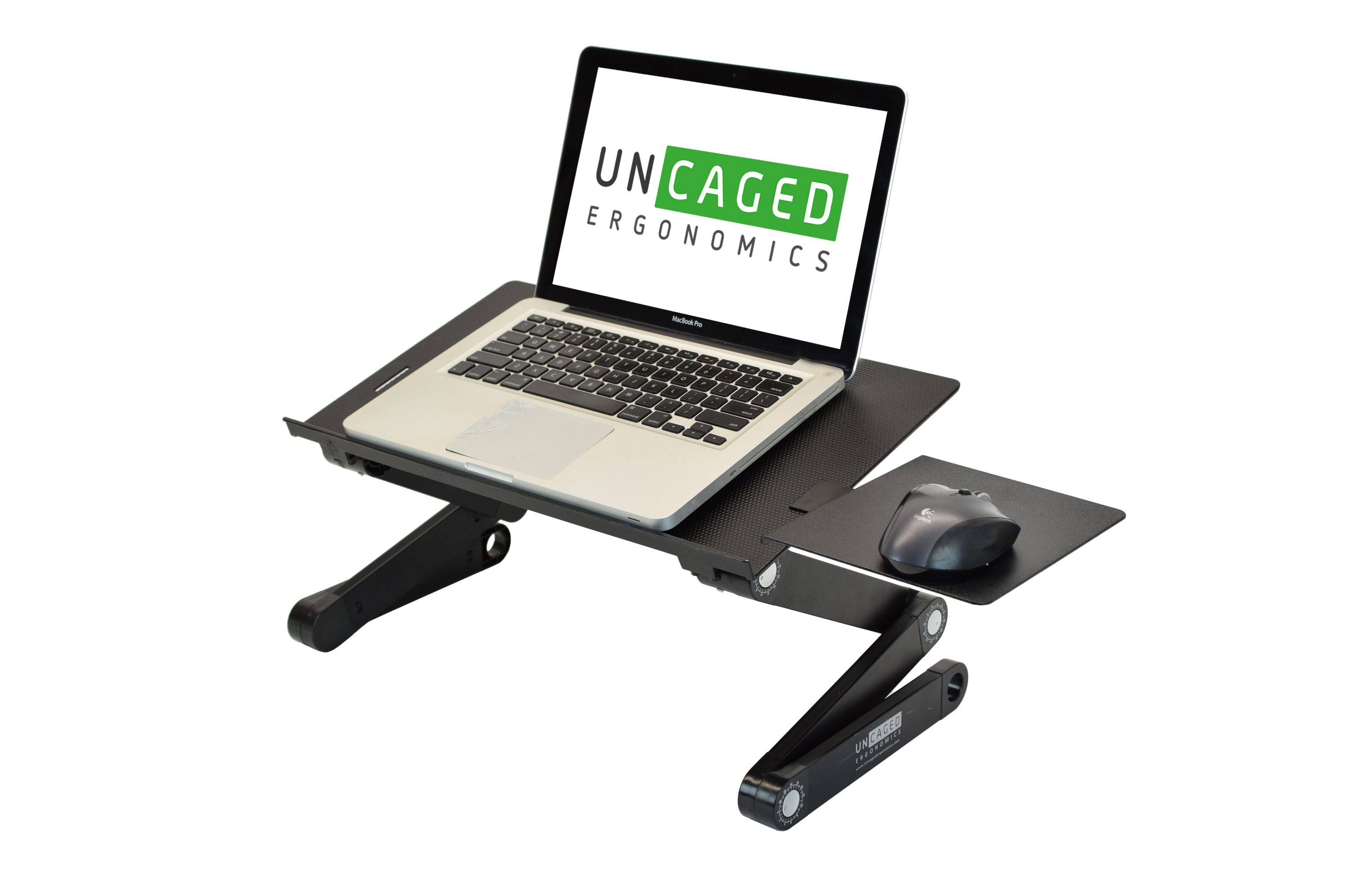 Uncaged Ergonomics Worker Best Laptop Stand Lap Desk in the Office