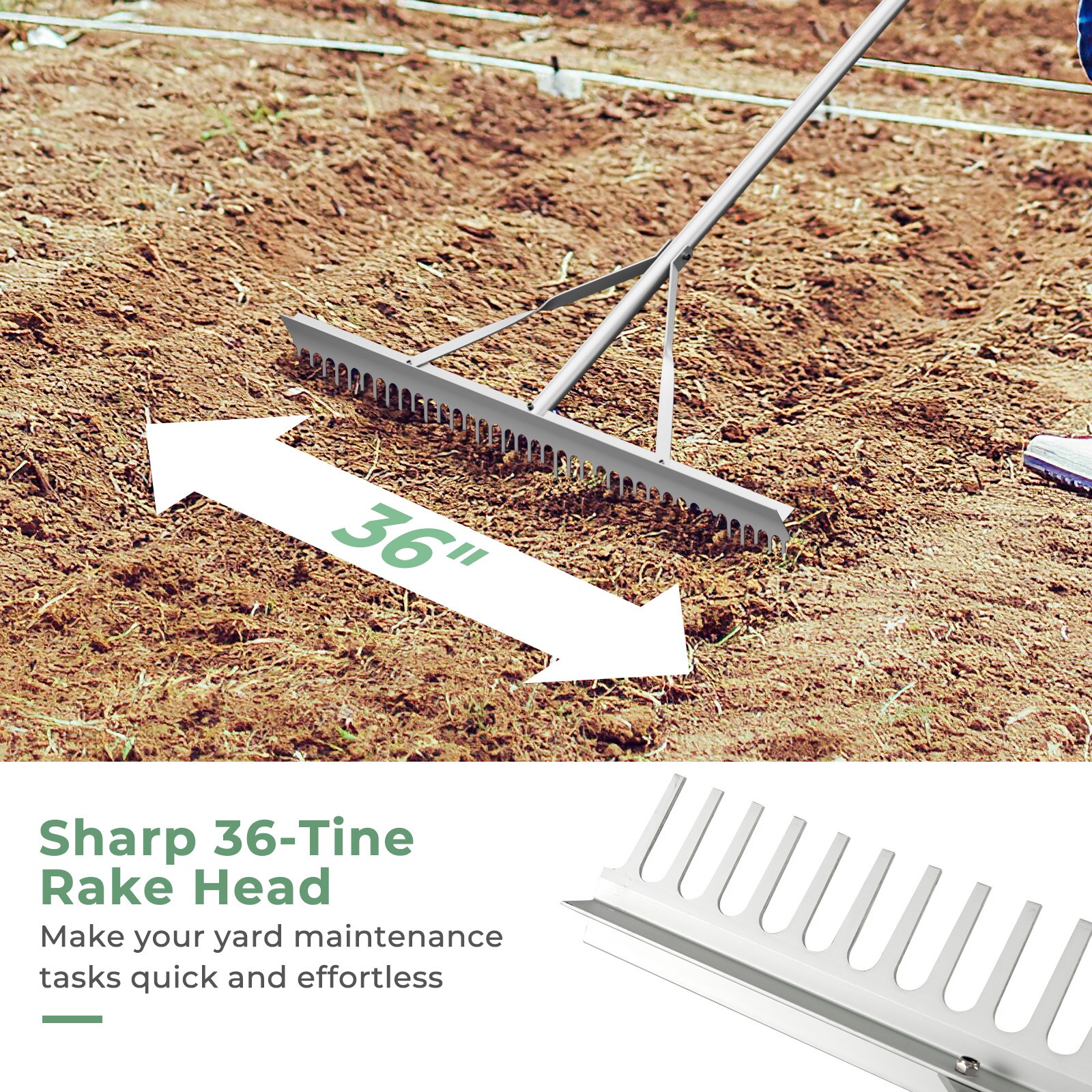 SUGIFT LW018SUGHY602 Garden-Rakes - View #8