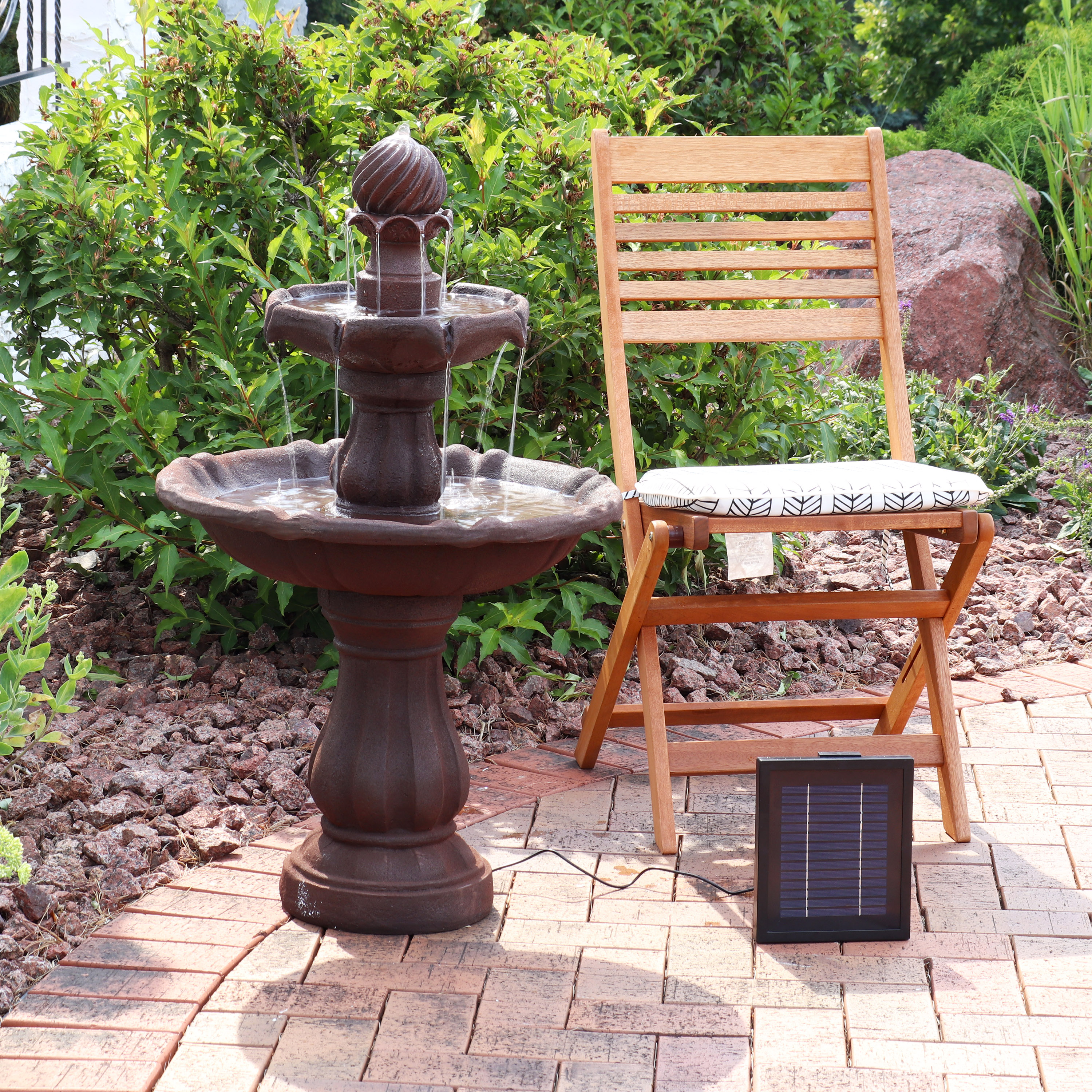 Sunnydaze Decor AMP-F802 RUST fountains - View #2