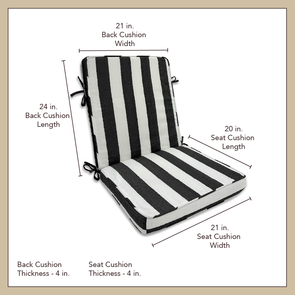 allen + roth 11640009 Patio-Furniture-Cushions - View #3