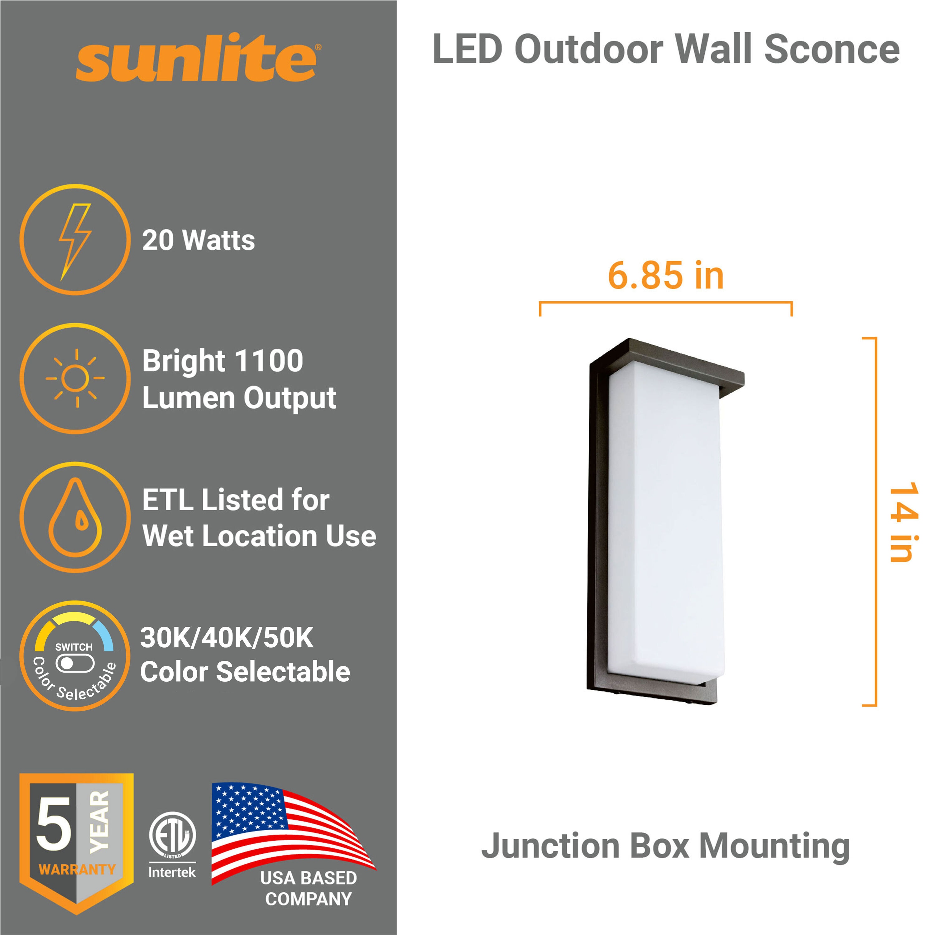 Sunlite LW07113 Outdoor-Wall-Lighting - View #2