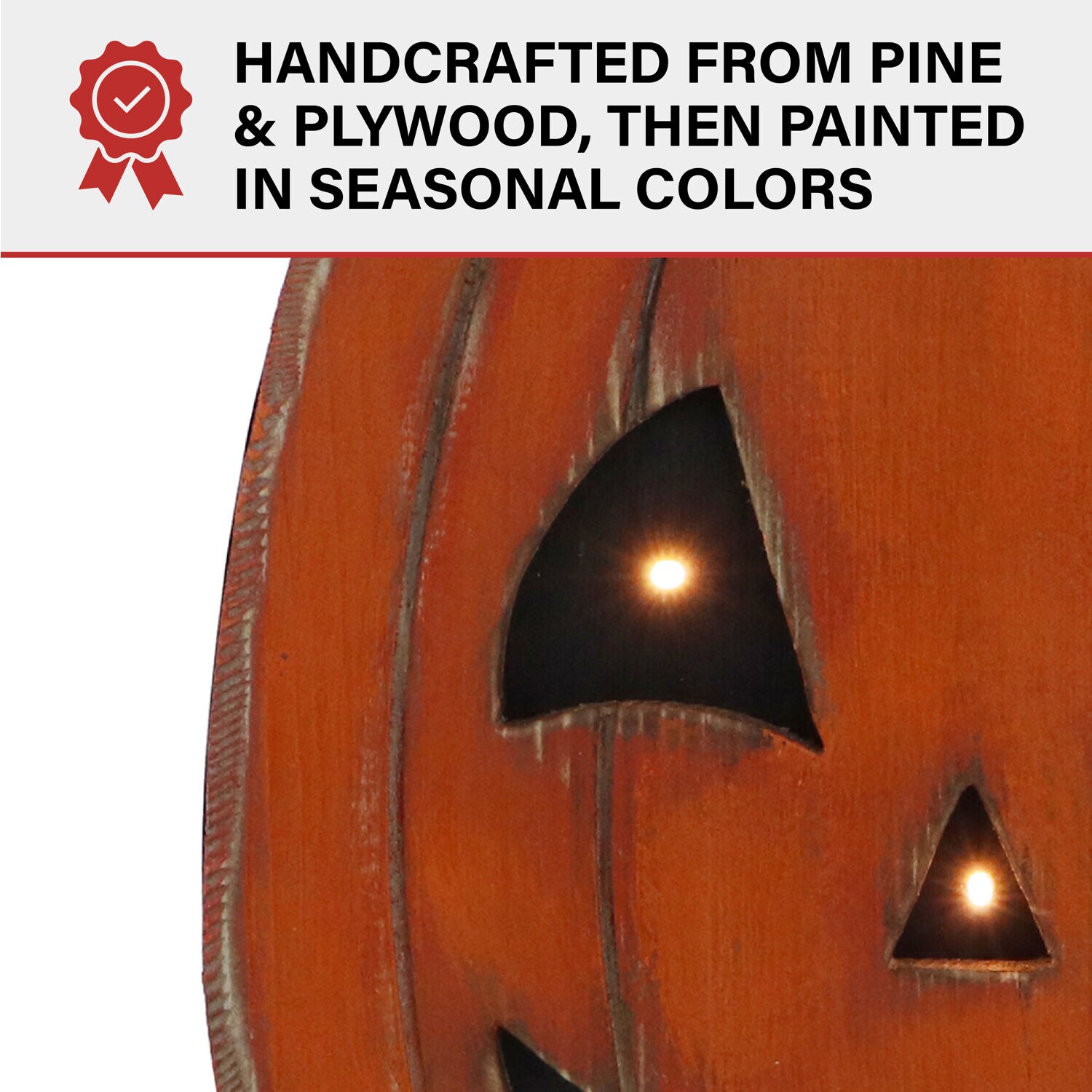 Haunted Hill Farm HHWOODPMP-1OR Table-Halloween-Decor - View #5