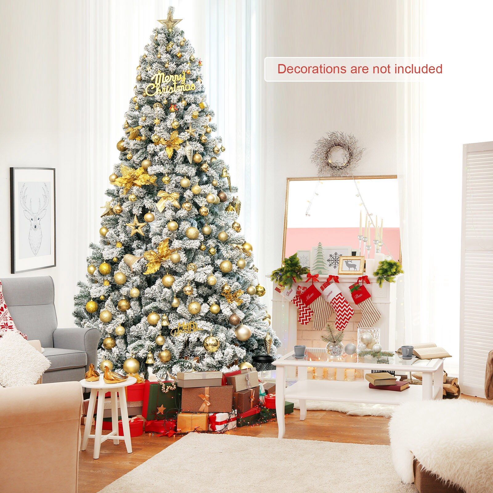 Costway CM22069 Artificial-Christmas-Trees - View #5