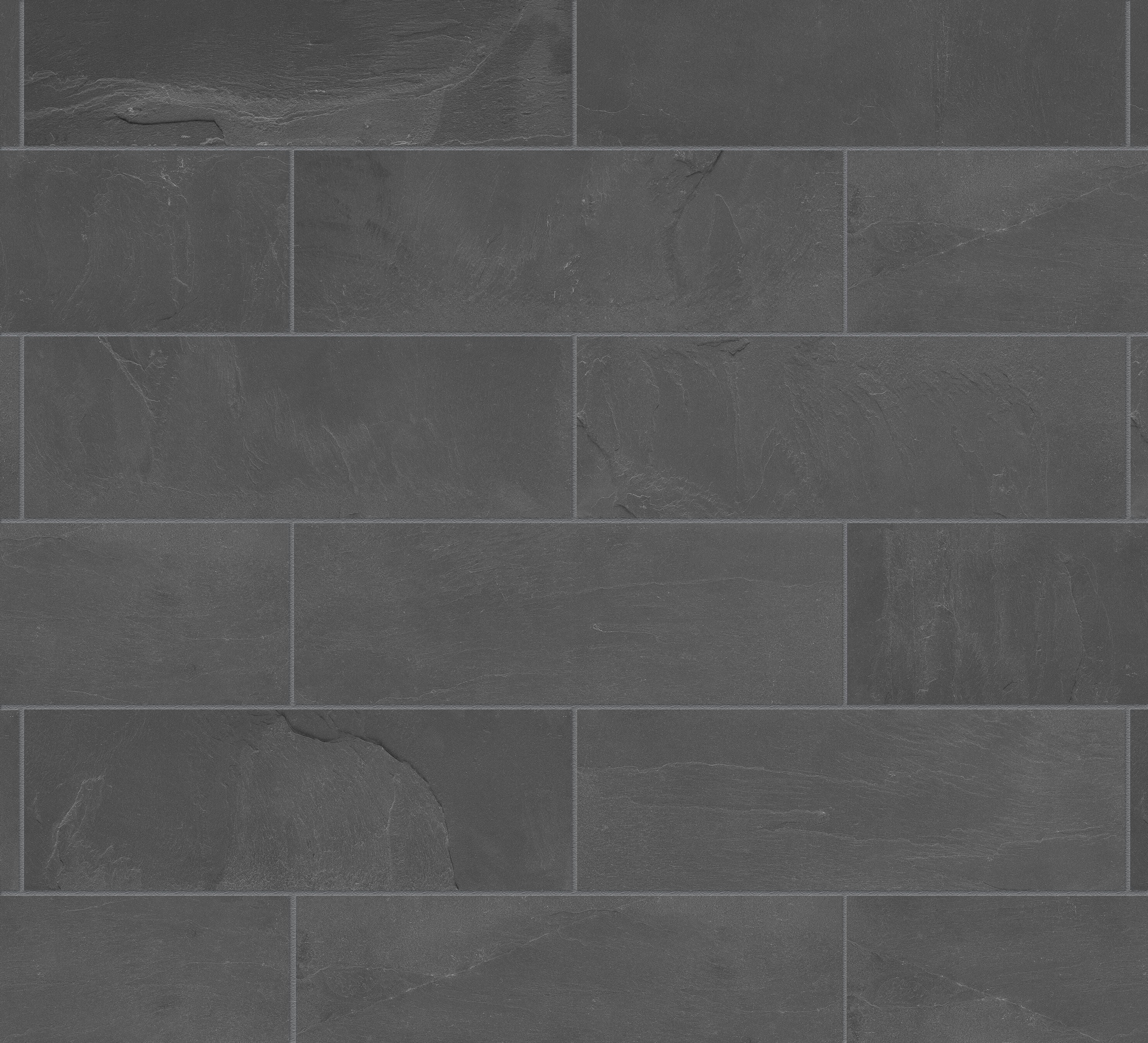 Satori Midnight Fog 4-in x 12-in Matte Natural Stone Slate Stone Look ...