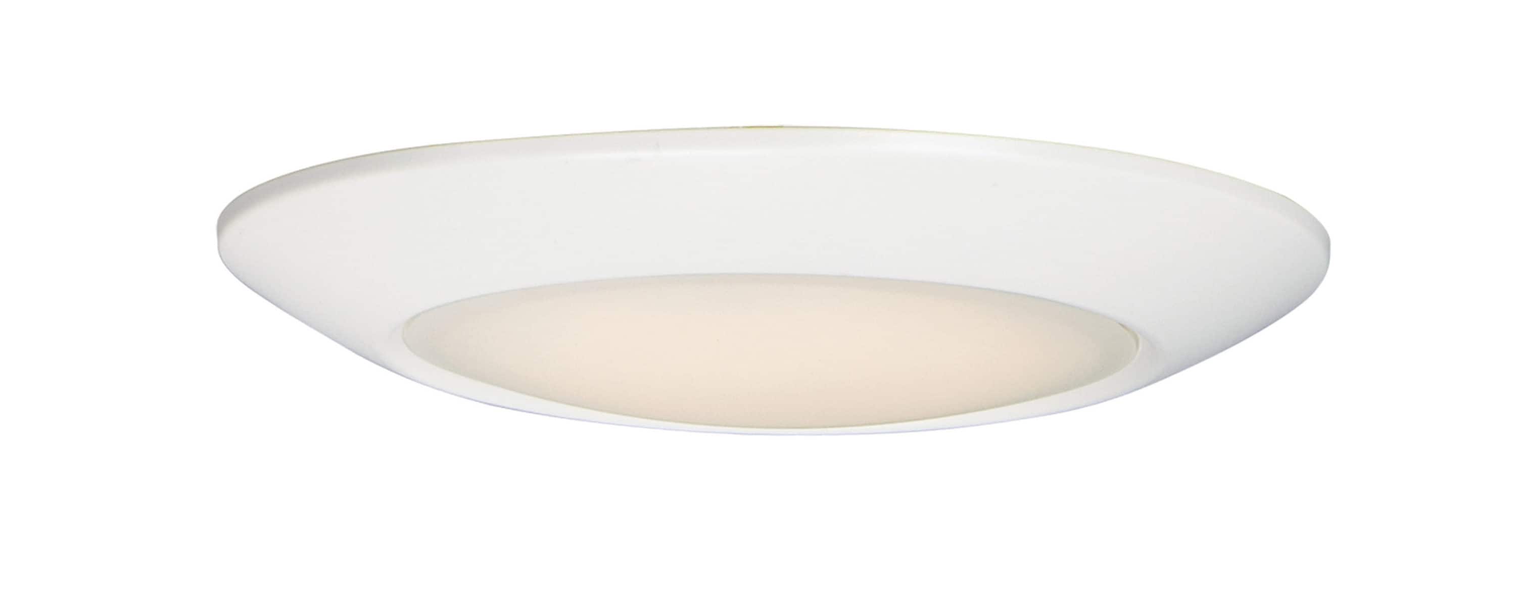 Maxim Lighting 57636WTWT Diverse LED 1 -Light 6.25-in Matte White Integrated LED Flush Mount Light ENERGY STAR Certified