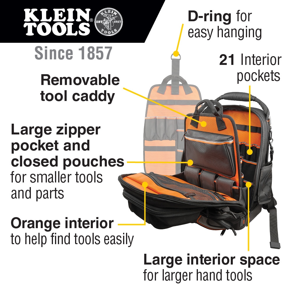 Klein Tools Large Canvas Zipper Bag (3 Pack)