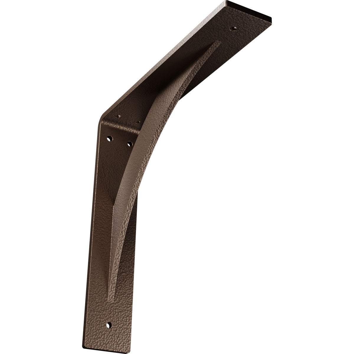 Ekena Millwork BKTM02X12X12LEHDB Legacy 12-in x 2-in x 12-in Bronze Steel Countertop support bracket