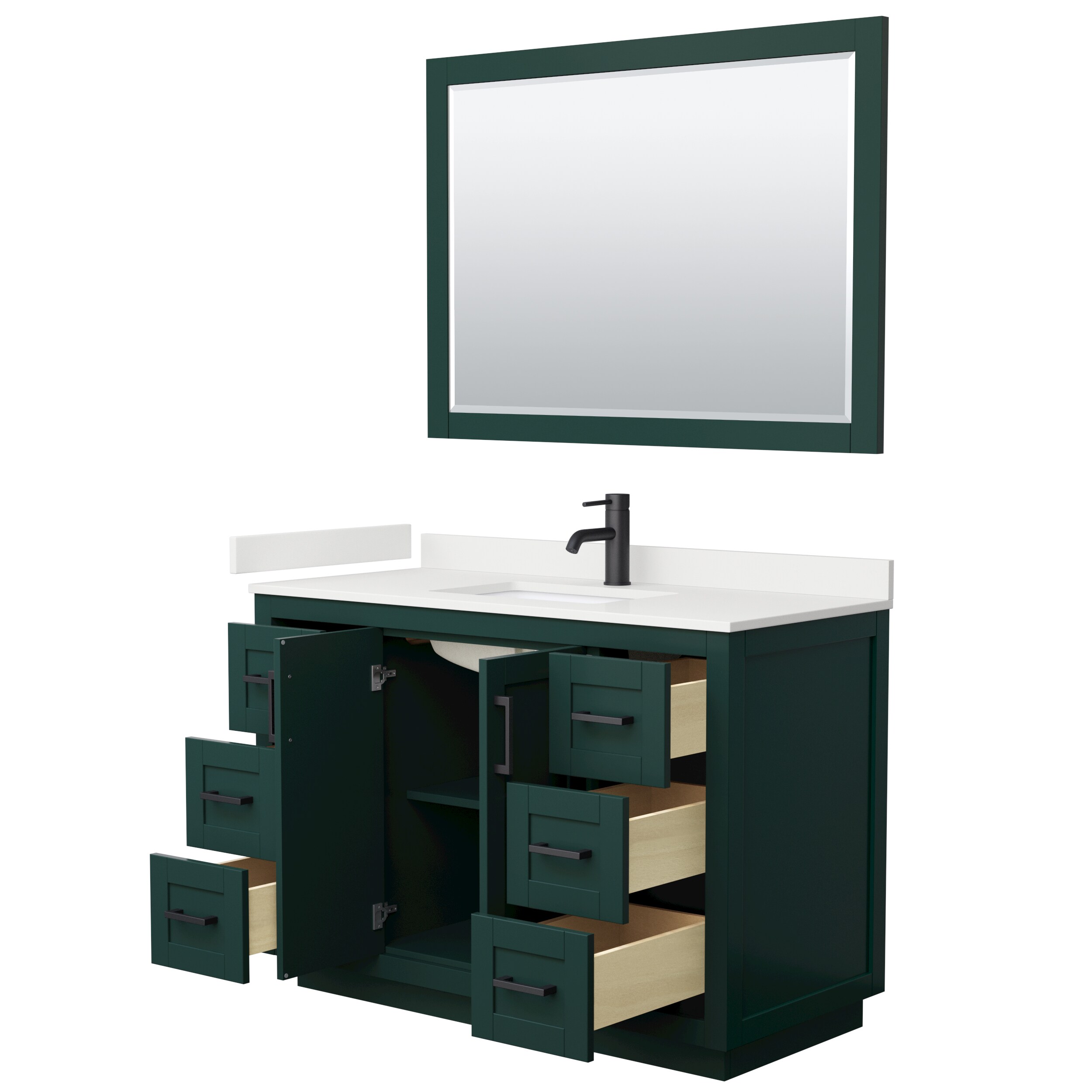 Wyndham Collection WCF292948SGKWQUNSM46 Bath-Vanity-Combo - View #3