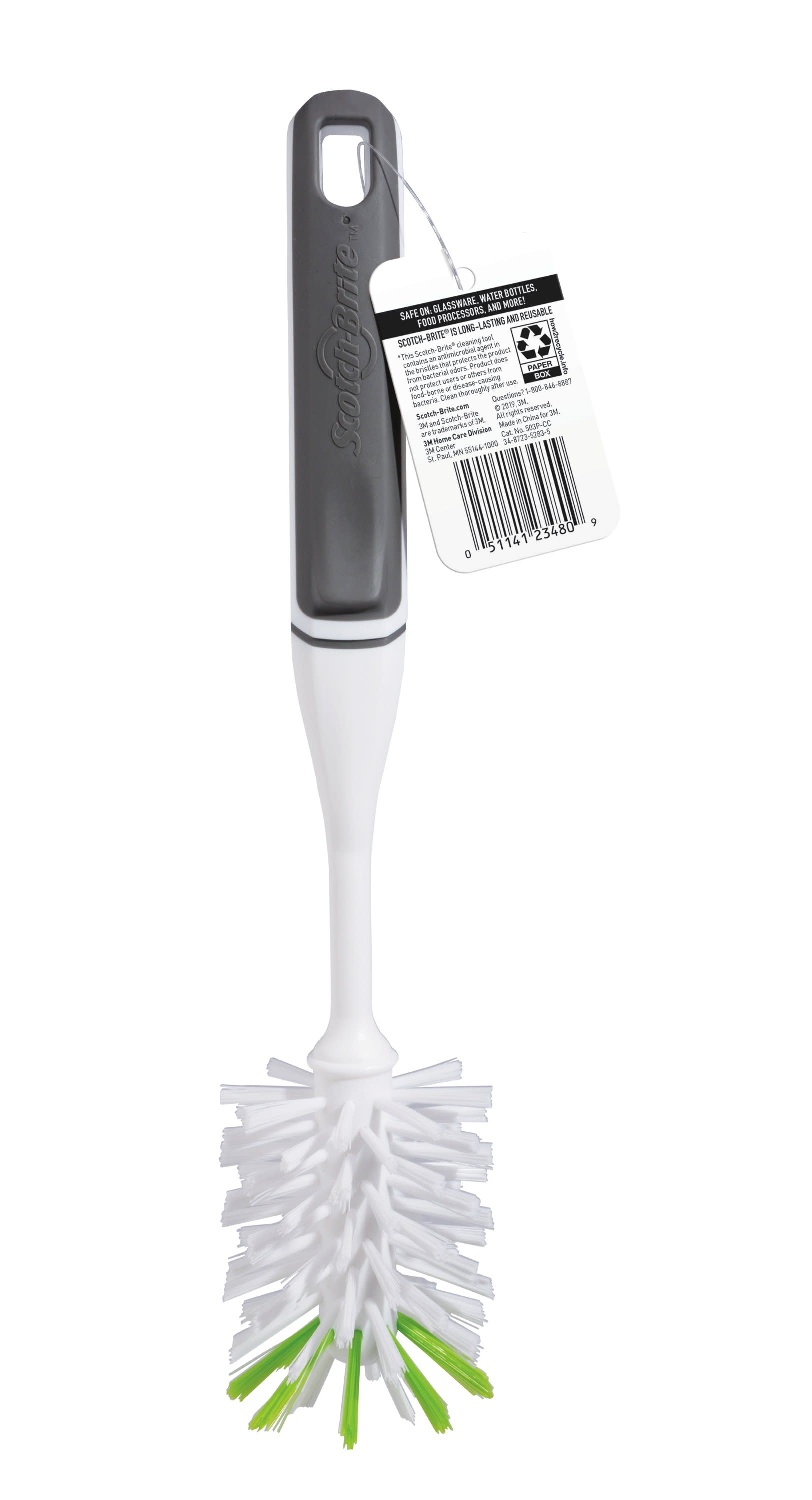 Carlisle Sparta Handle Bottle Brush, 12-in, White - Soft Bristles, Ideal  for Jars, Bottles, Glasses - Plastic Handle - Kitchen Brushes in the Kitchen  Brushes department at