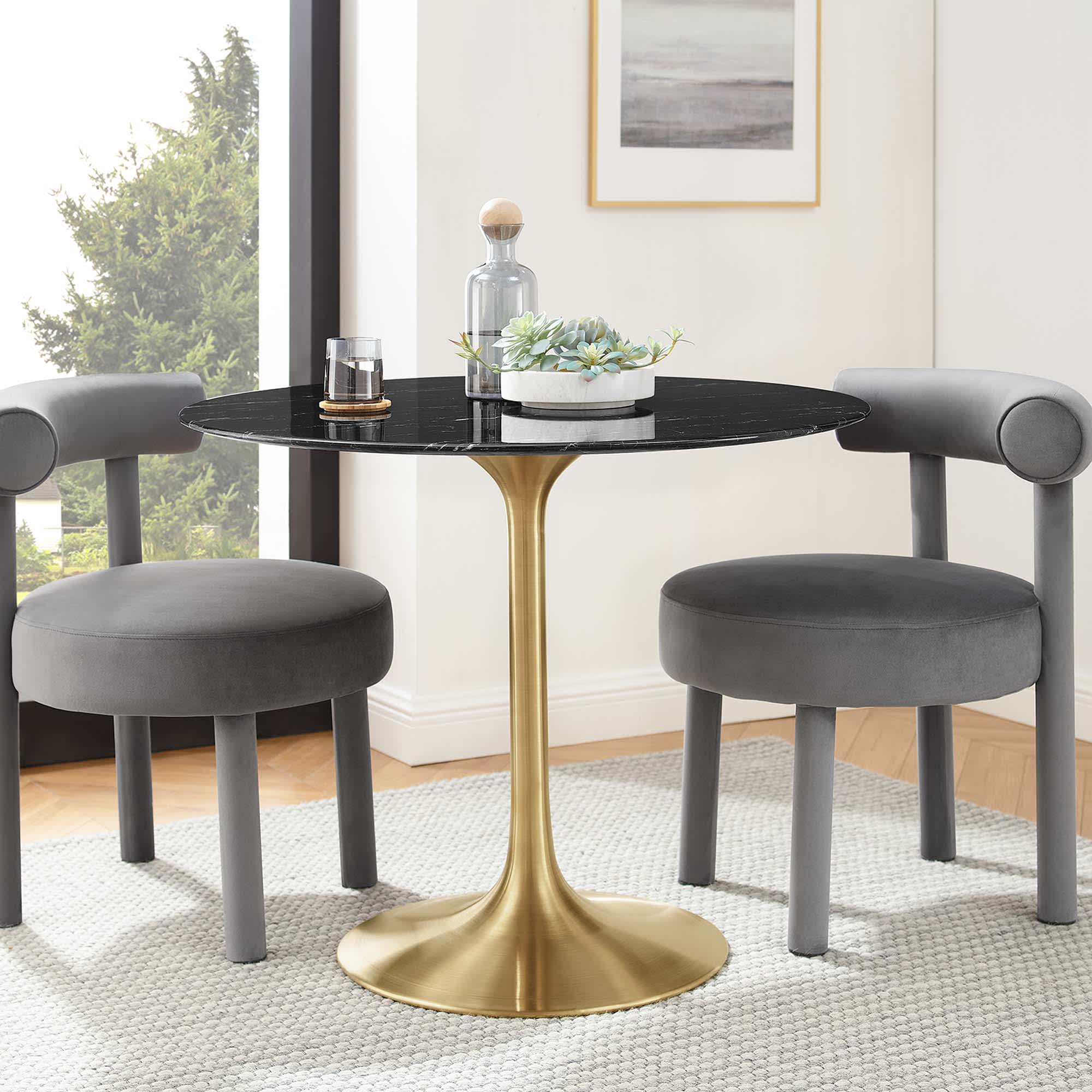 Modway EEI-5225-GLD-BLK Dining-Tables - View #7