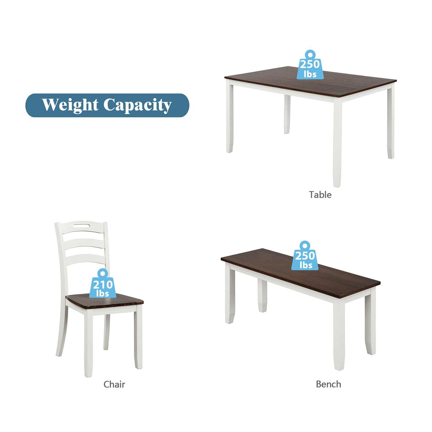 SINOFURN SYA010122WT Dining-Sets - View #13