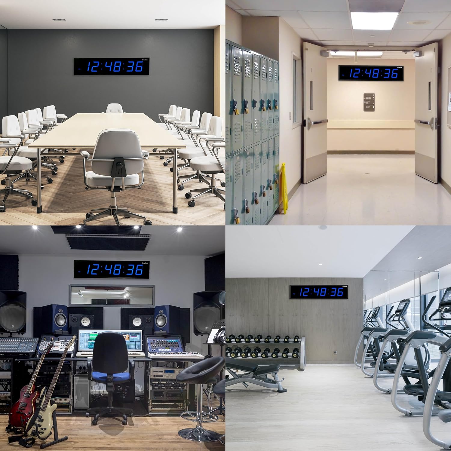 Ivation JID0172TBLU Indoor-Outdoor-Clocks - View #8