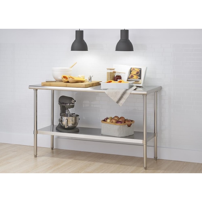 Trinity Stainless Steel Base With, Stainless Steel Food Prep Table Top