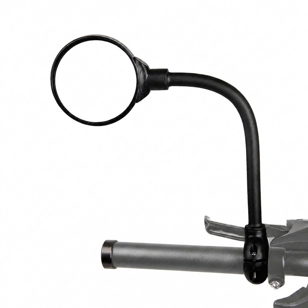 Aoibox  Bike Mirrors for Handlebars Adjustable Bicycle Mirror Handlebar Mount Wide angle rear View shockproof convex mirror