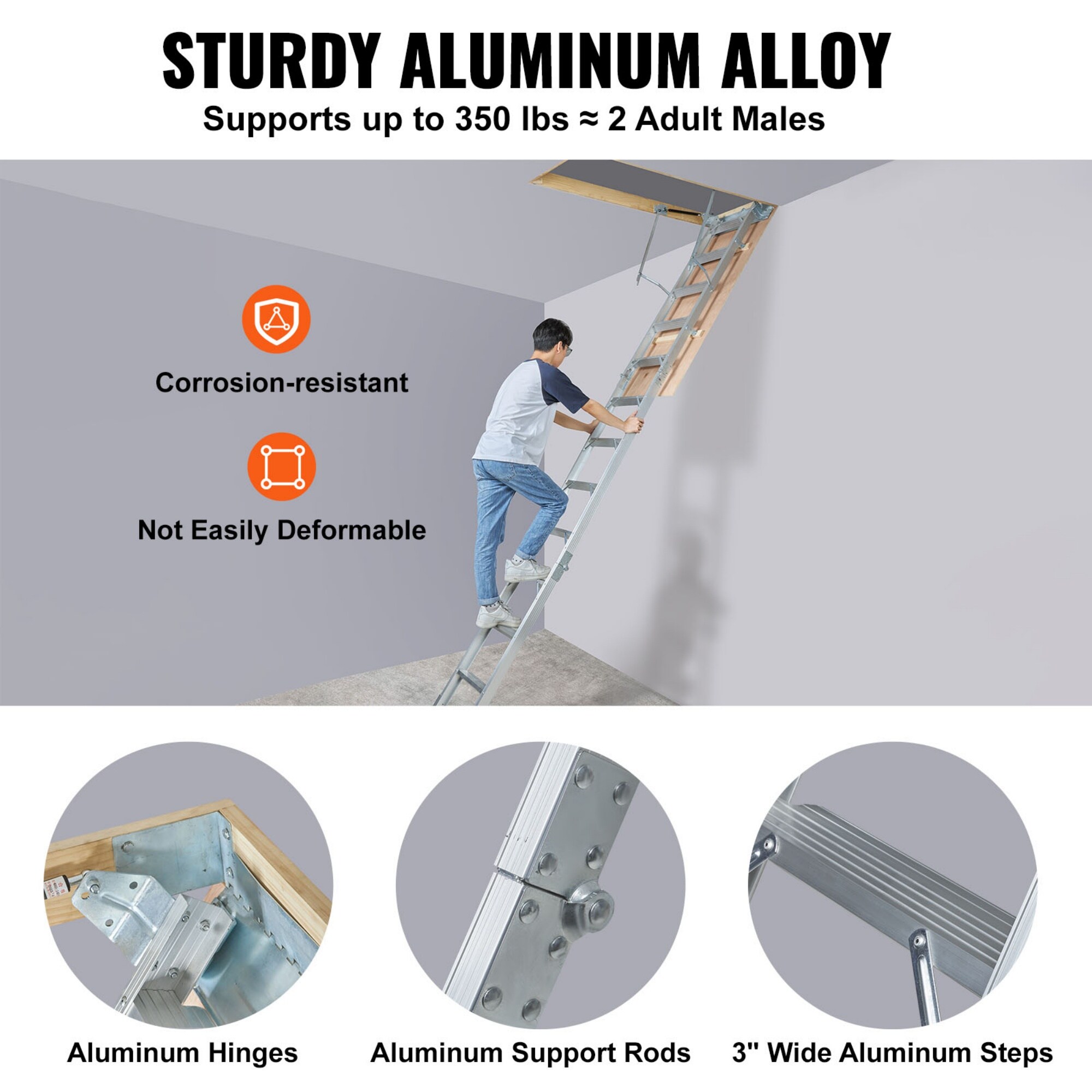 Wooakway FXLS0607-606B37 Extension-Ladders - View #3