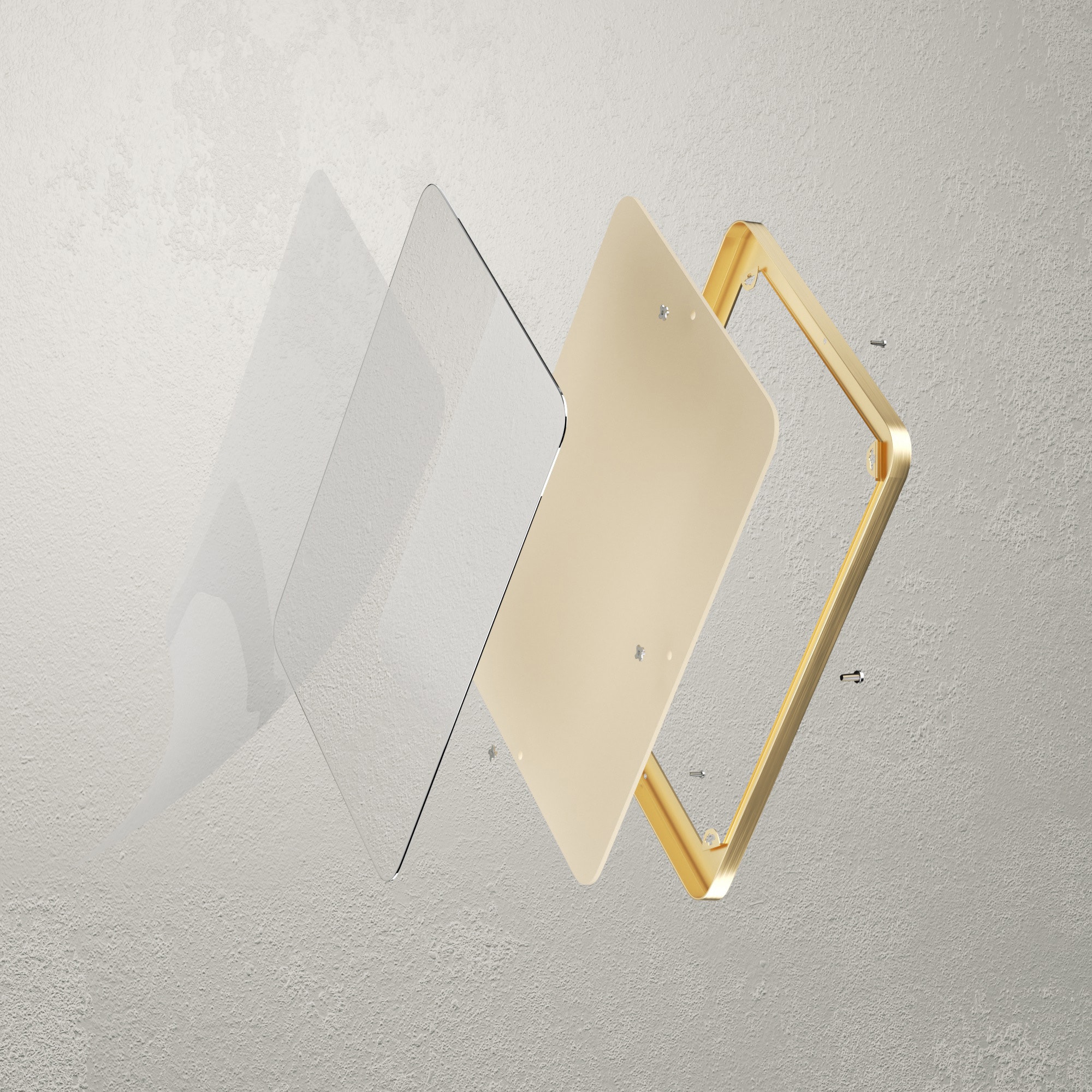 Clavie LS-22301-SRGD Decor-Mirrors - View #3