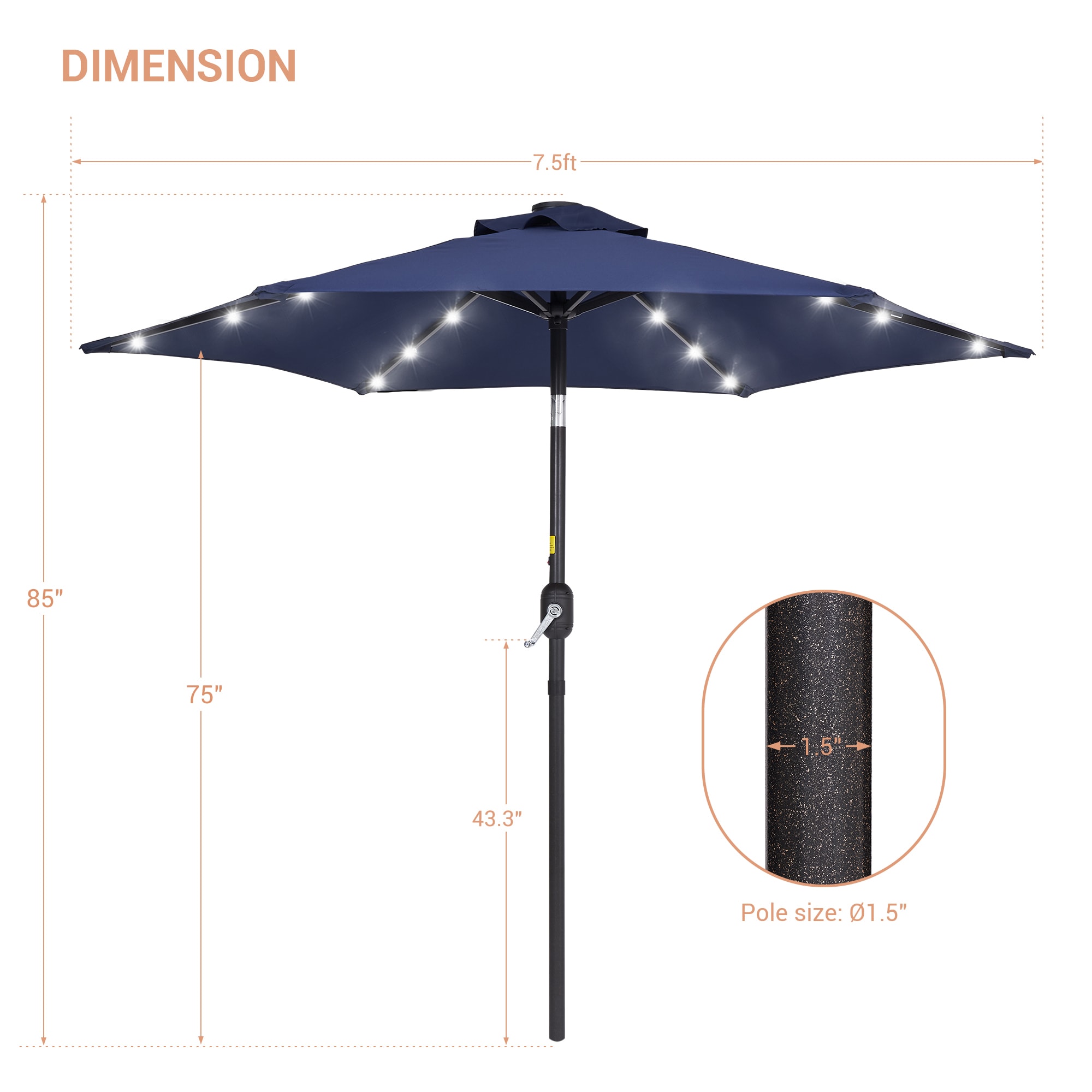 ACEGOSES LW-LED75NY Umbrellas-2 - View #10