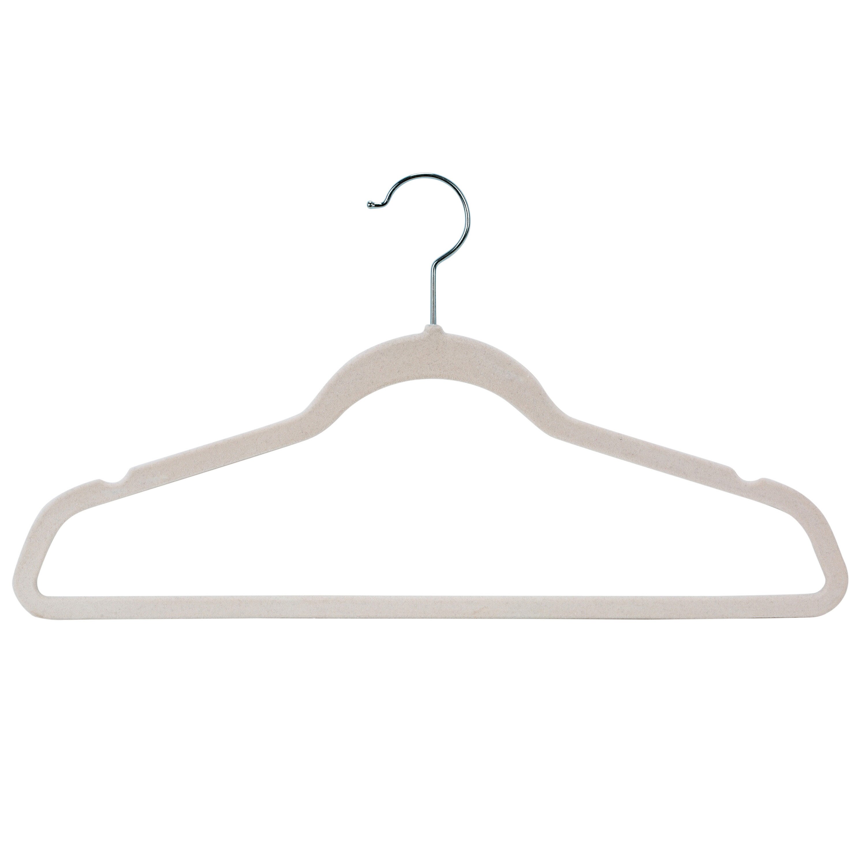 Laura Ashley Hangers Plastic Non-slip Grip Clothing Hanger (White) in the  Hangers department at