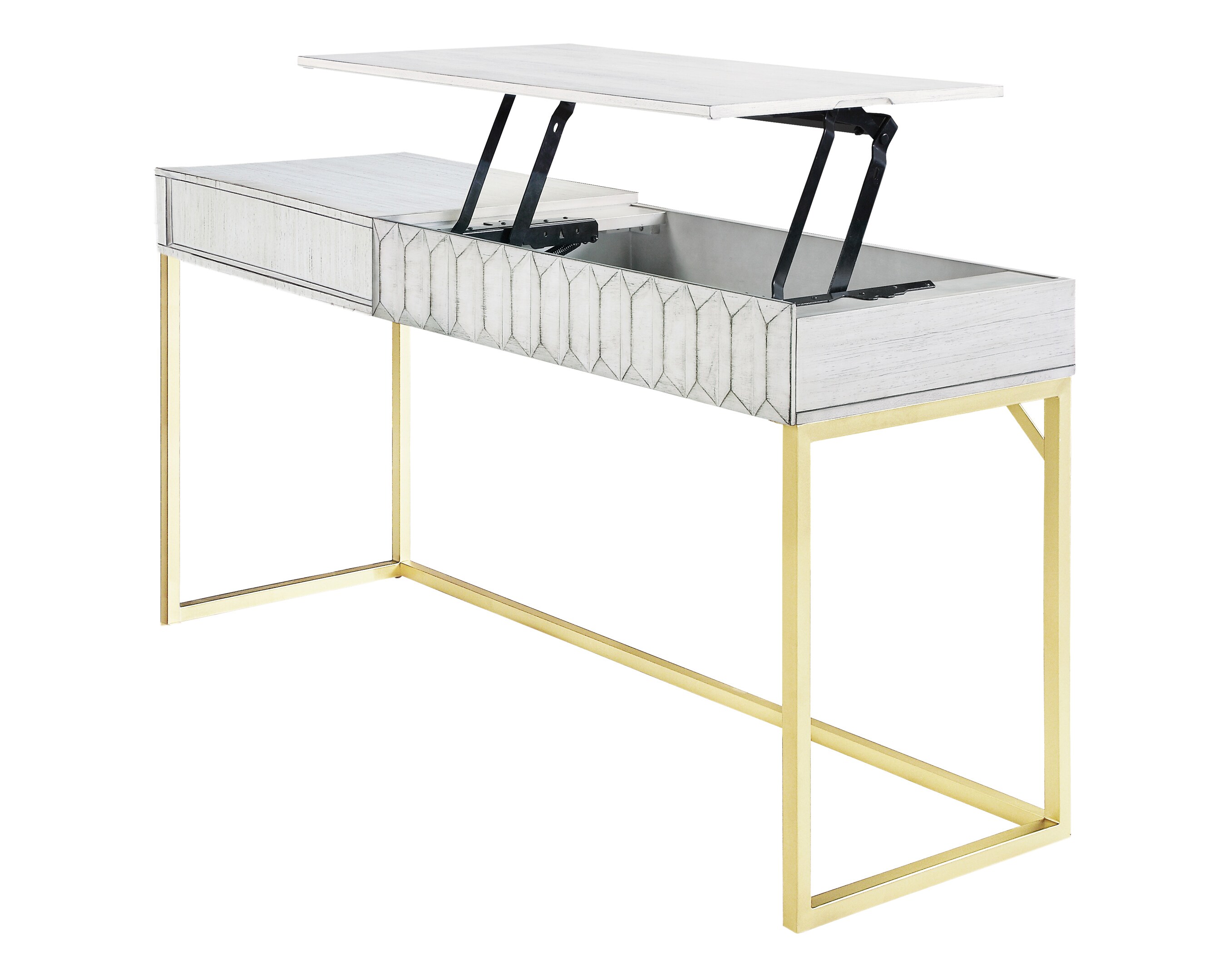 Furniture of America IDF-DK406WH-L desks - View #2