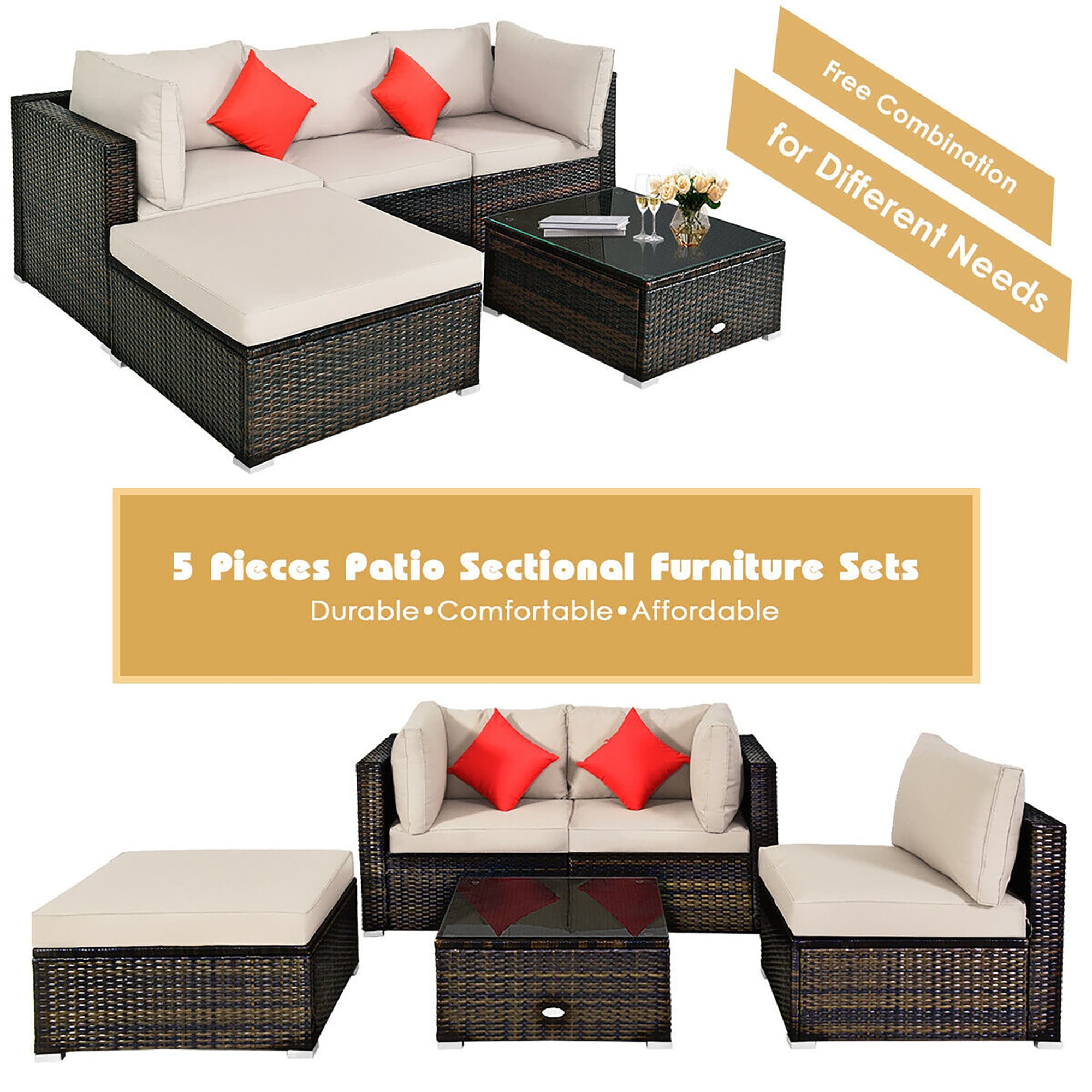BABOOM BOM-8679-CO Patio-Conversation-Sets - View #6