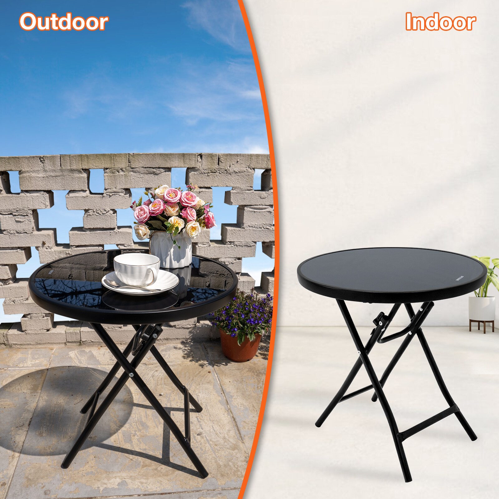 GARSING SIDE TABLE-BLACK Patio-Tables - View #5
