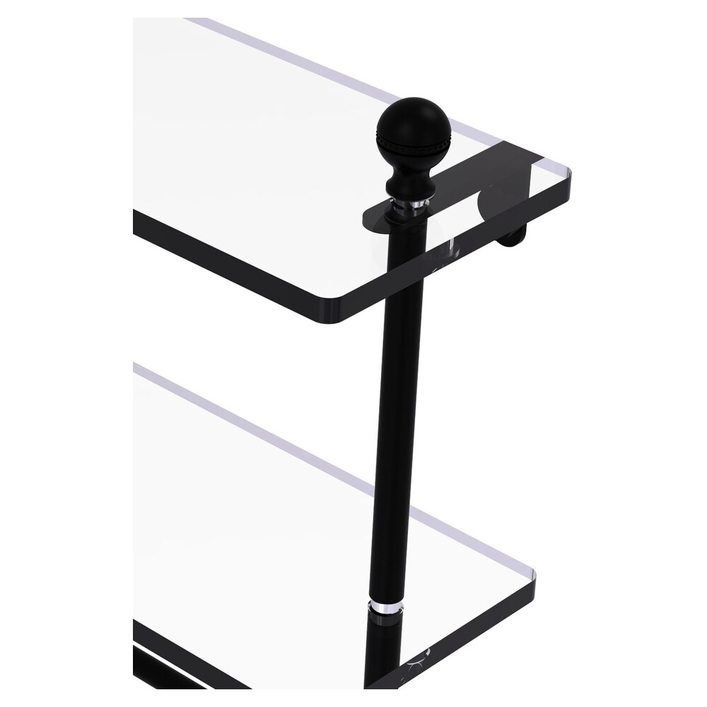Allied Brass MA-2/16TB-BKM Bathroom-Shelves - View #2