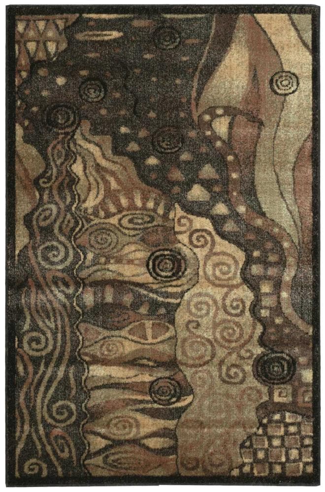 Nourison 57829 Expressions 3 X 5 (ft) Acrylic Multicolor Abstract Area Rug