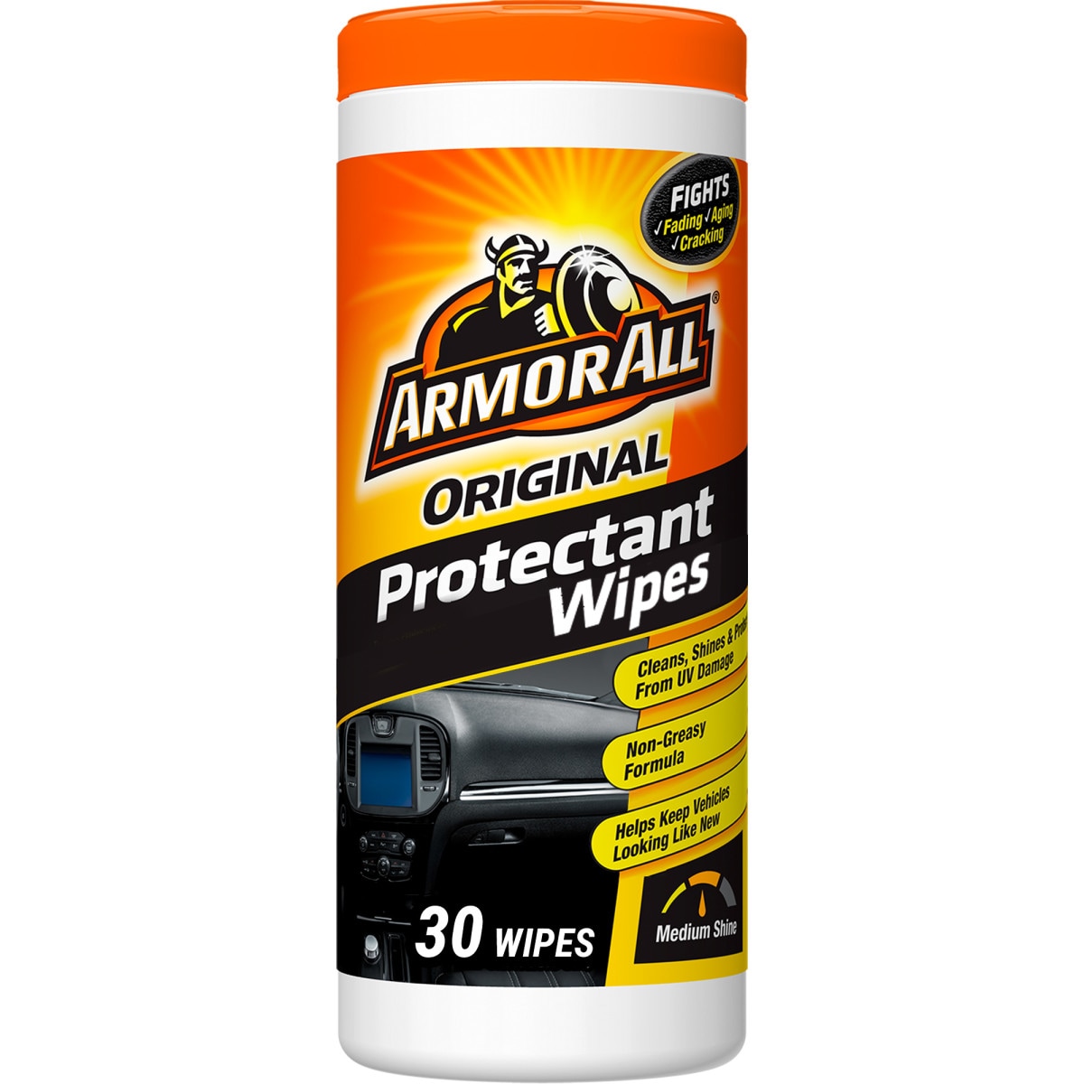 Armor All Armor All Wipes Bundle with Original Formula Car Protectant Wipes  (30-Count), Car Cleaning Wipes (30-Count), Glass Wipes (30-Count) and