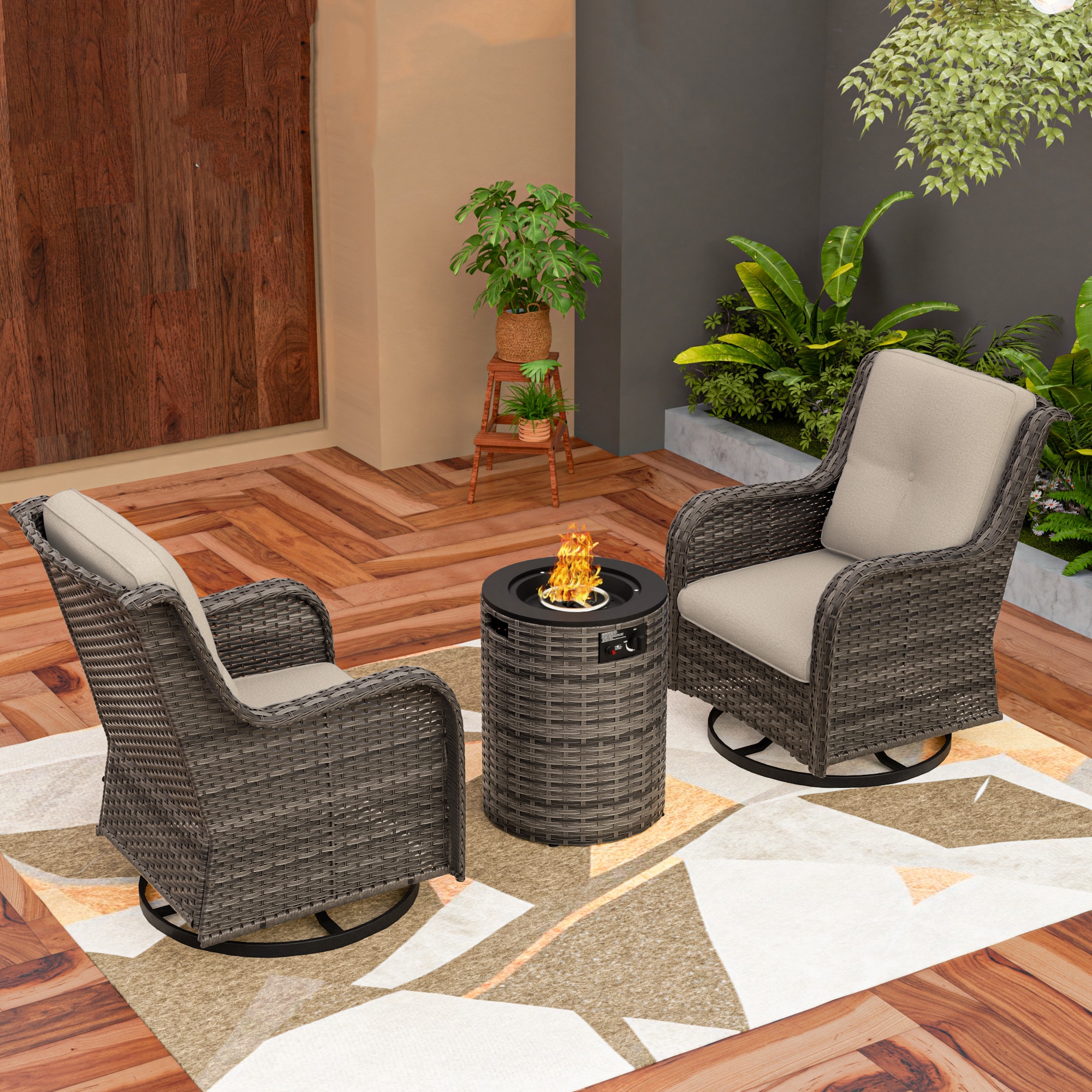 Gardenbee 2M81Z12-BGE Patio-Conversation-Sets - View #8