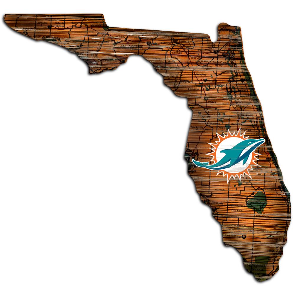 YouTheFan NFL Miami Dolphins Fan Cave Decorative Sign 1903578